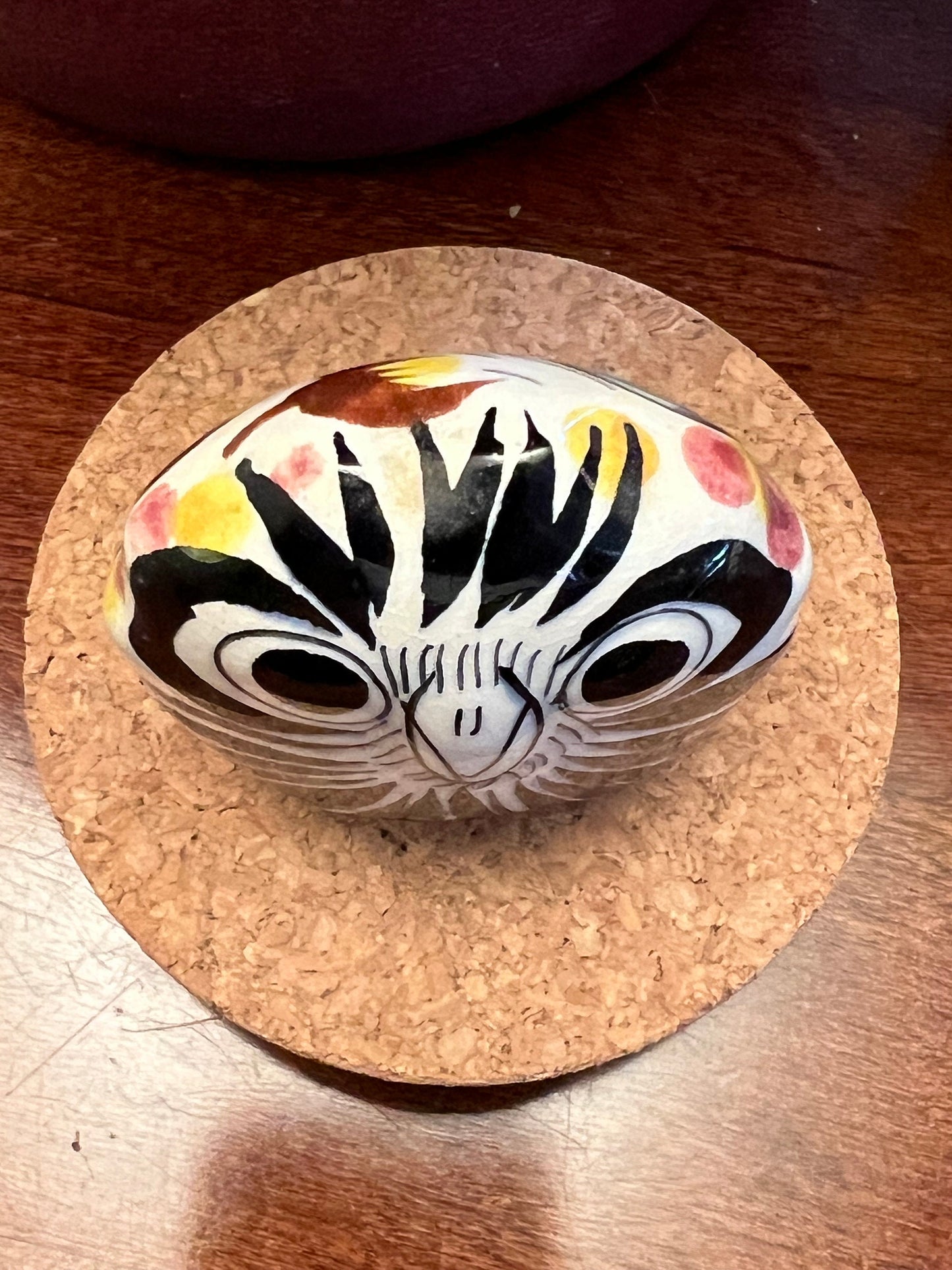 Vintage Tonala Mexican Pottery Owl Figurine, Signed