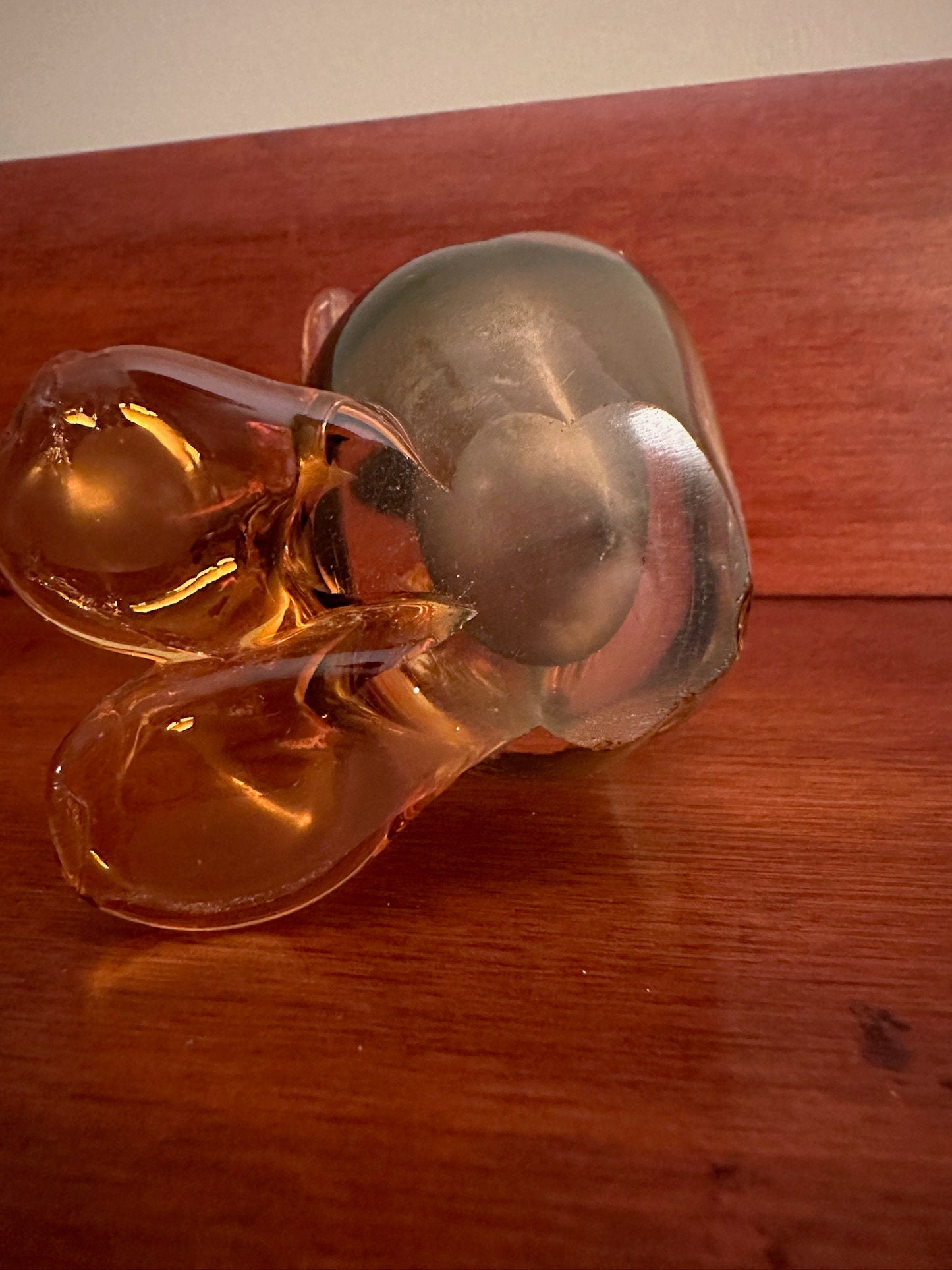 Vintage Murano Glass Owl, made with 24k Gold, Murano Glass Art, Lover Antiques and Vintage