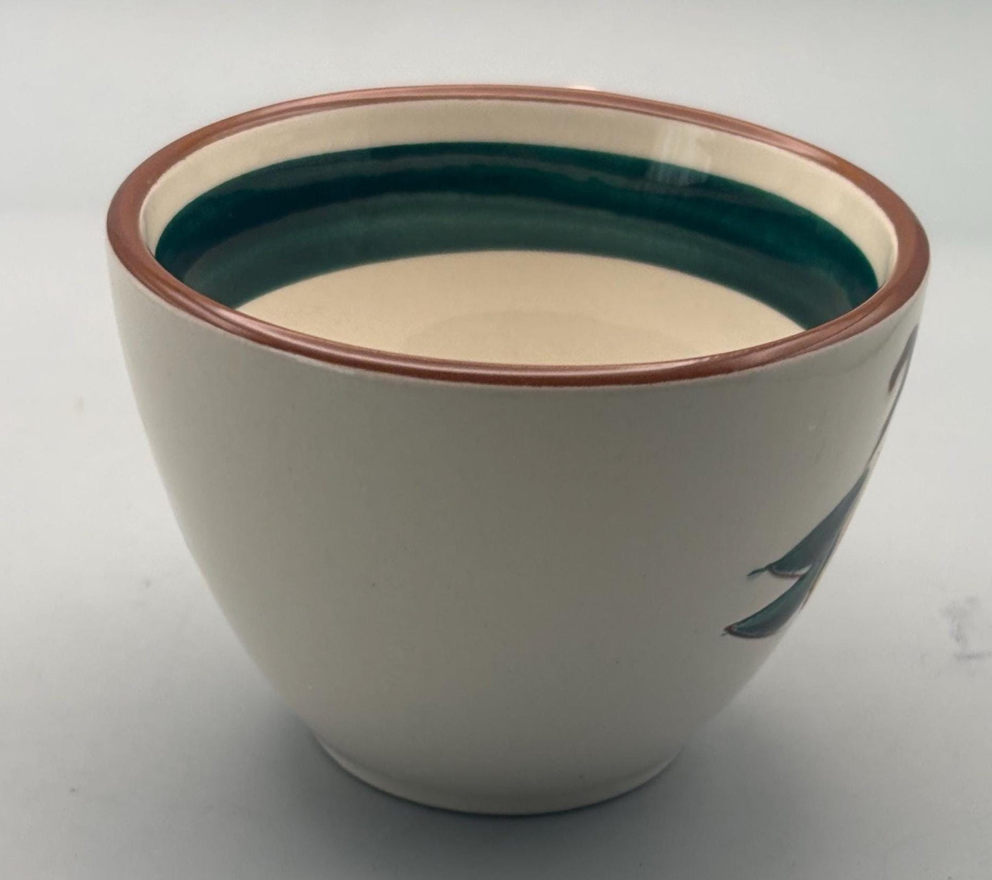 Stangl Pottery Coffee Cup Fruit Design Potteries from Trenton, NJ Hand Painted Mug, Lover Antiques Vintage