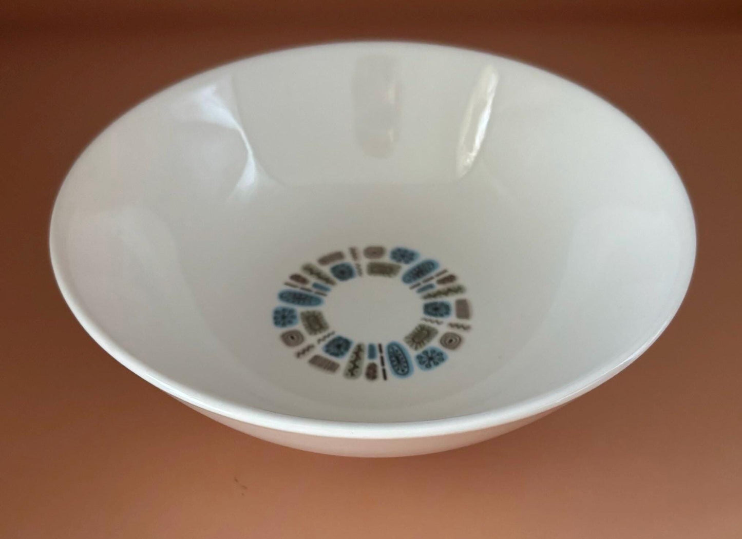 Vintage Canonsburg Pottery Dessert Dish or Bowl Temporama Design Lover Antiques and Vintage