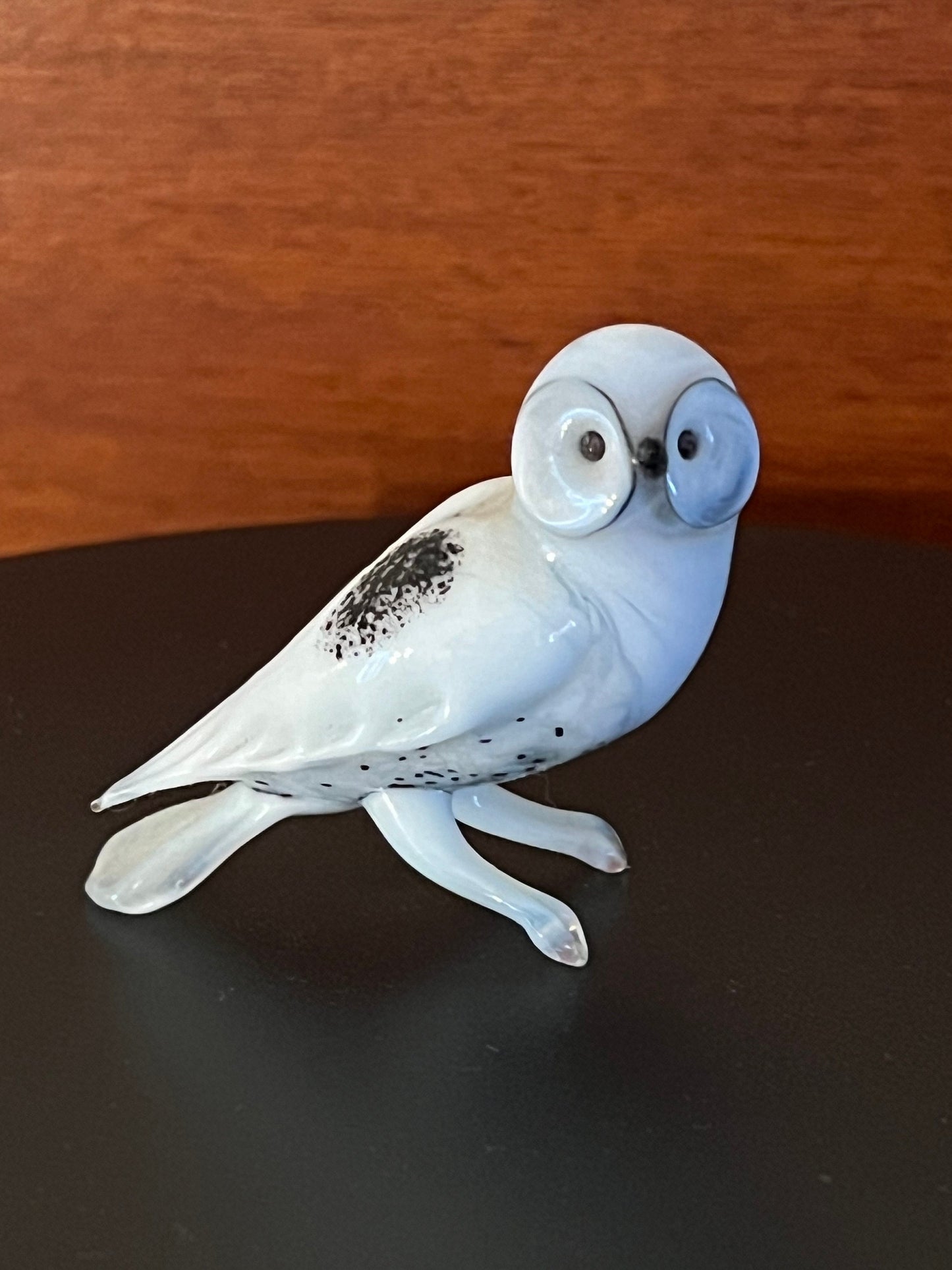 Vintage Snow Owl Figurine, Made in Russia Owl Figure, Russian White Owl Statue, Lover Antiques and Vintage