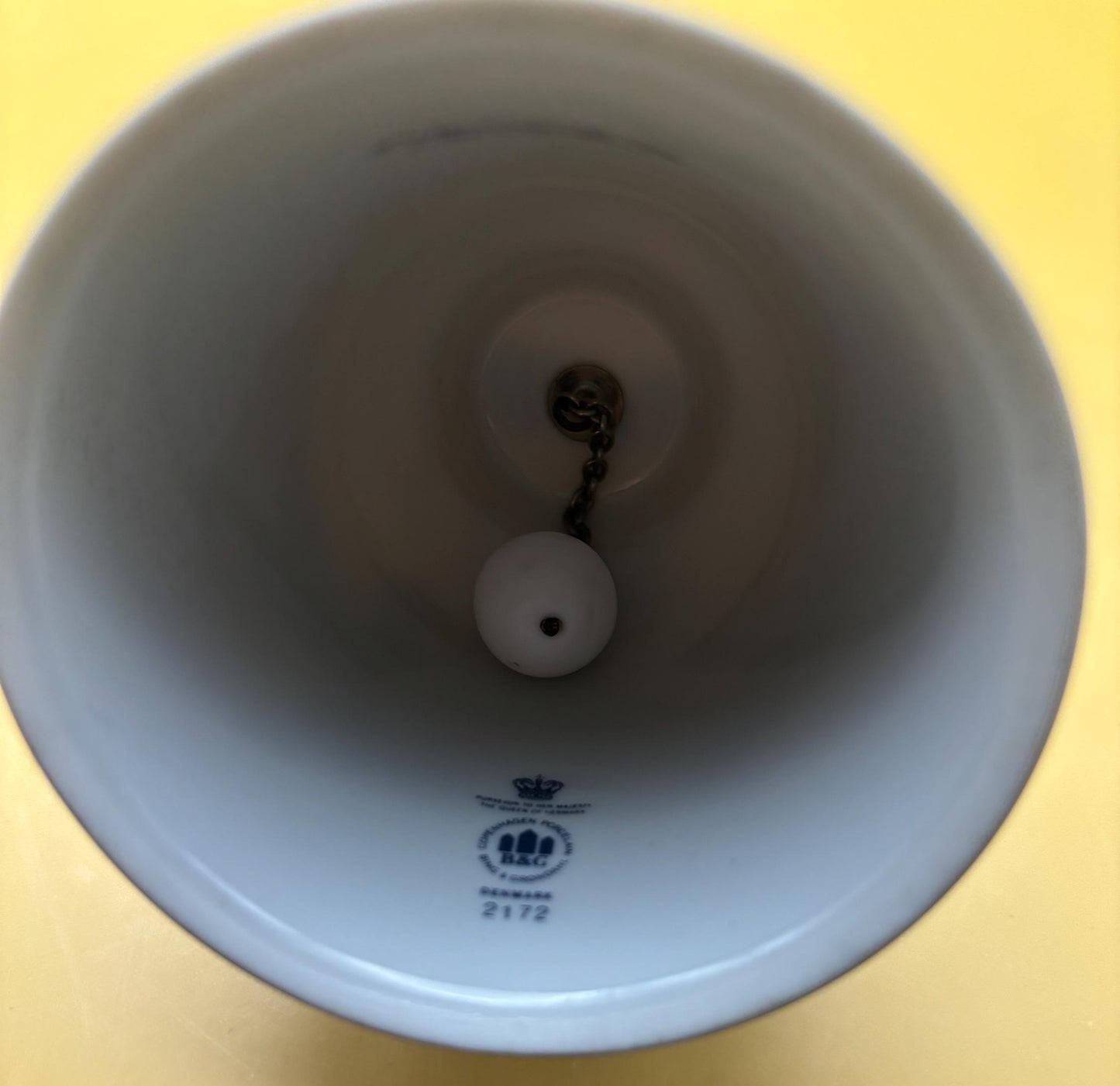 Vintage Bing & Grondahl Porcelain Bell Danbury Mint Bells of the World Lover Antiques and Vintage