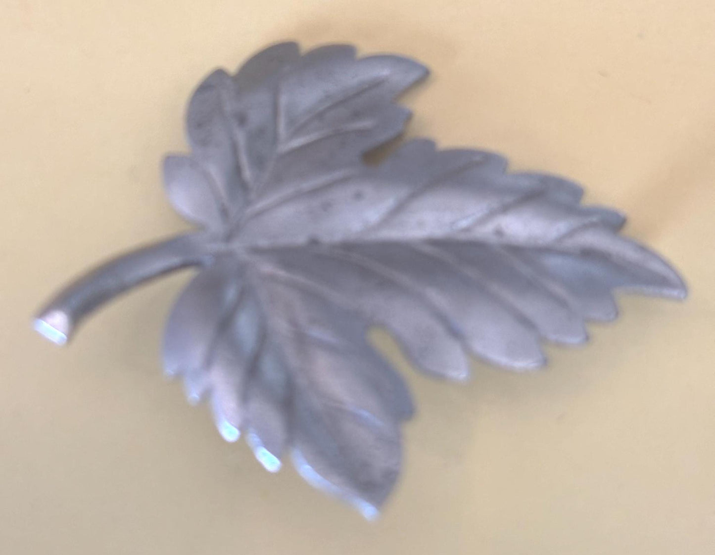 Vintage Tiffany & Co. Sterling Silver Maple Leaf Brooch