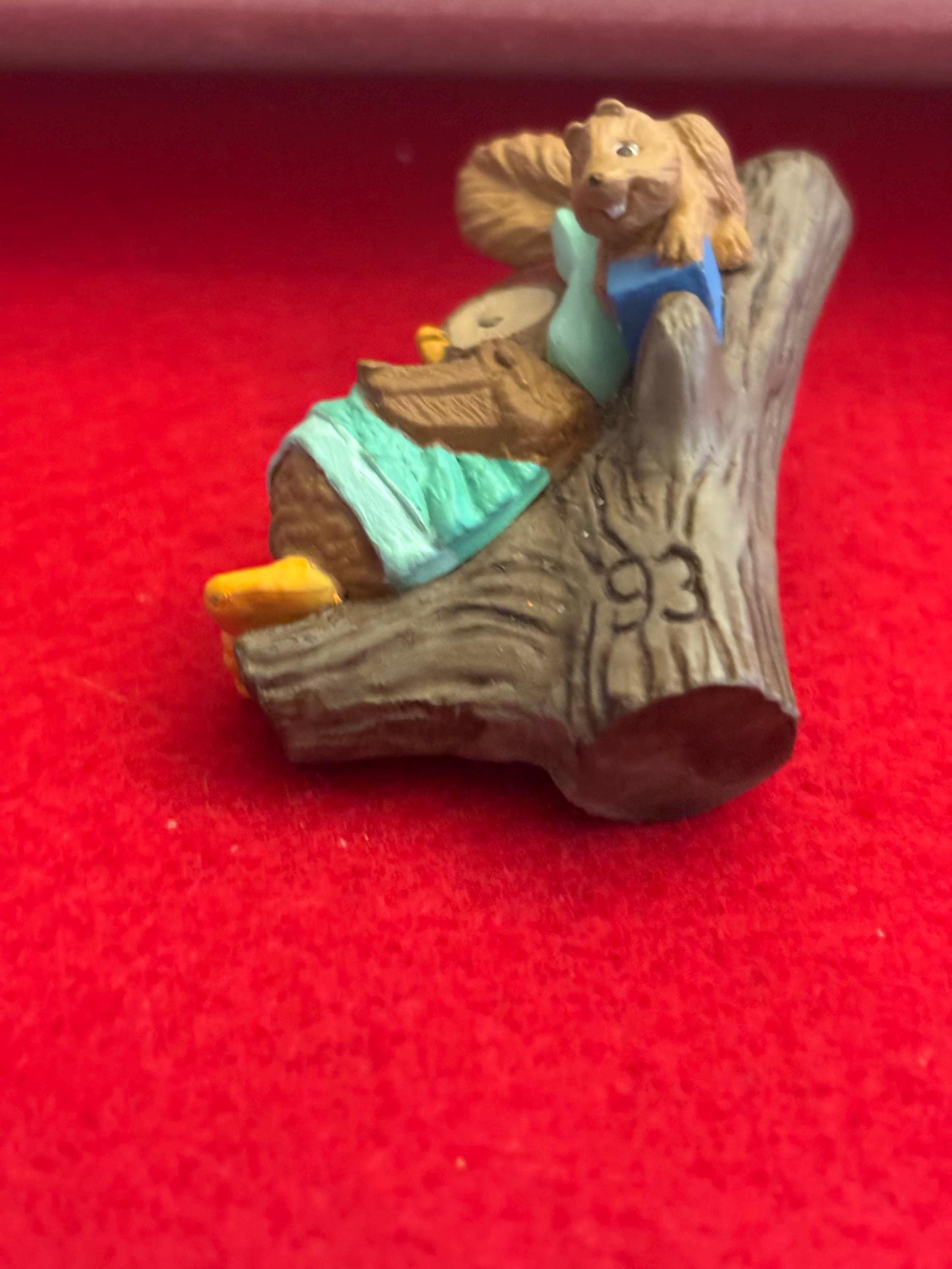 1993 Hallmark Christmas Tree Owliver with Squirrel Ornament, Holiday Decor, Gift for Her