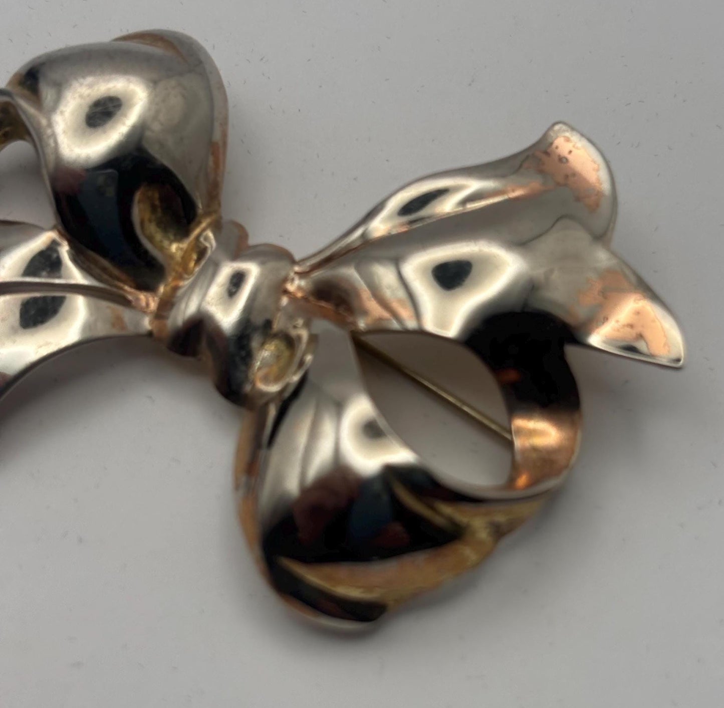 Monet Sterling Silver Bow Pin Brooch, Jewelry Gifts