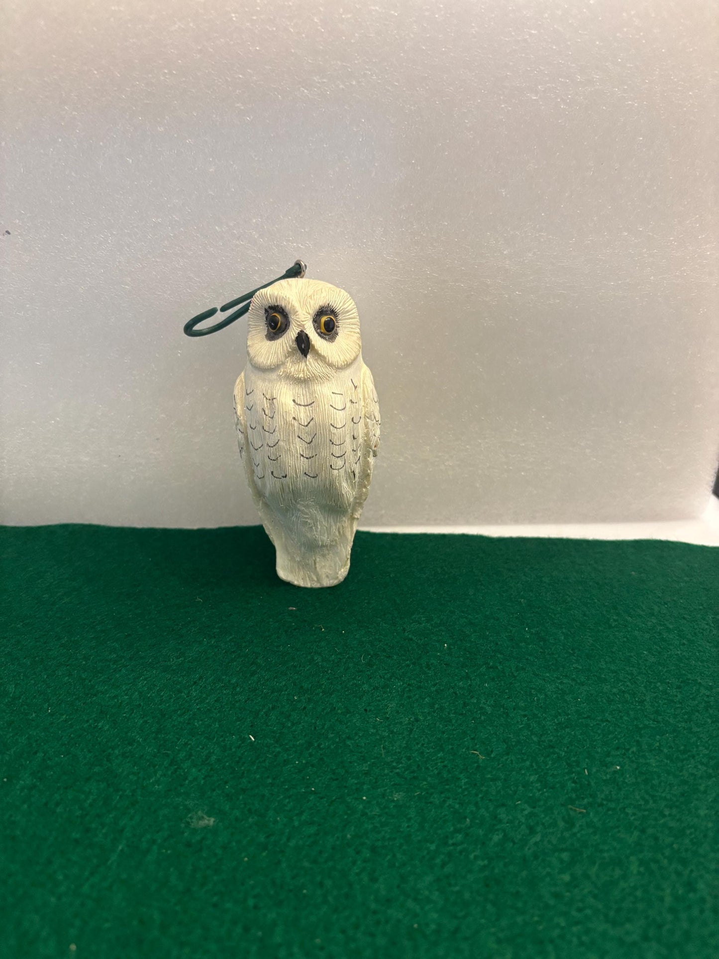 Vintage Owl Ceramic Snowy Owl Ornament Gift For Her Lover Antiques and Vintage