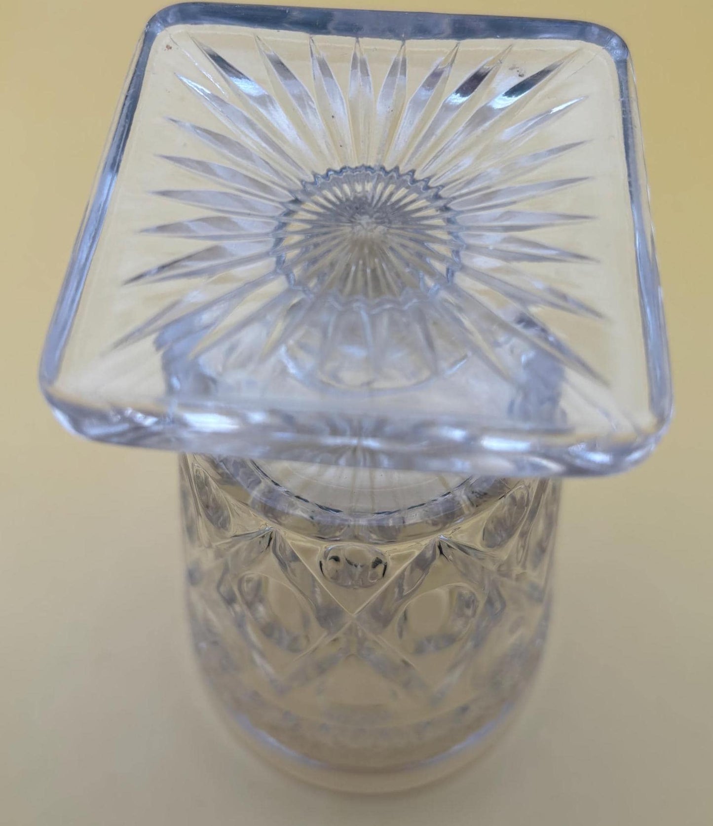 Antique Imperial Glass Cape Cod Glass Footed Compote Pressed Water Glass Square Bottom Lover Antiques and Vintage