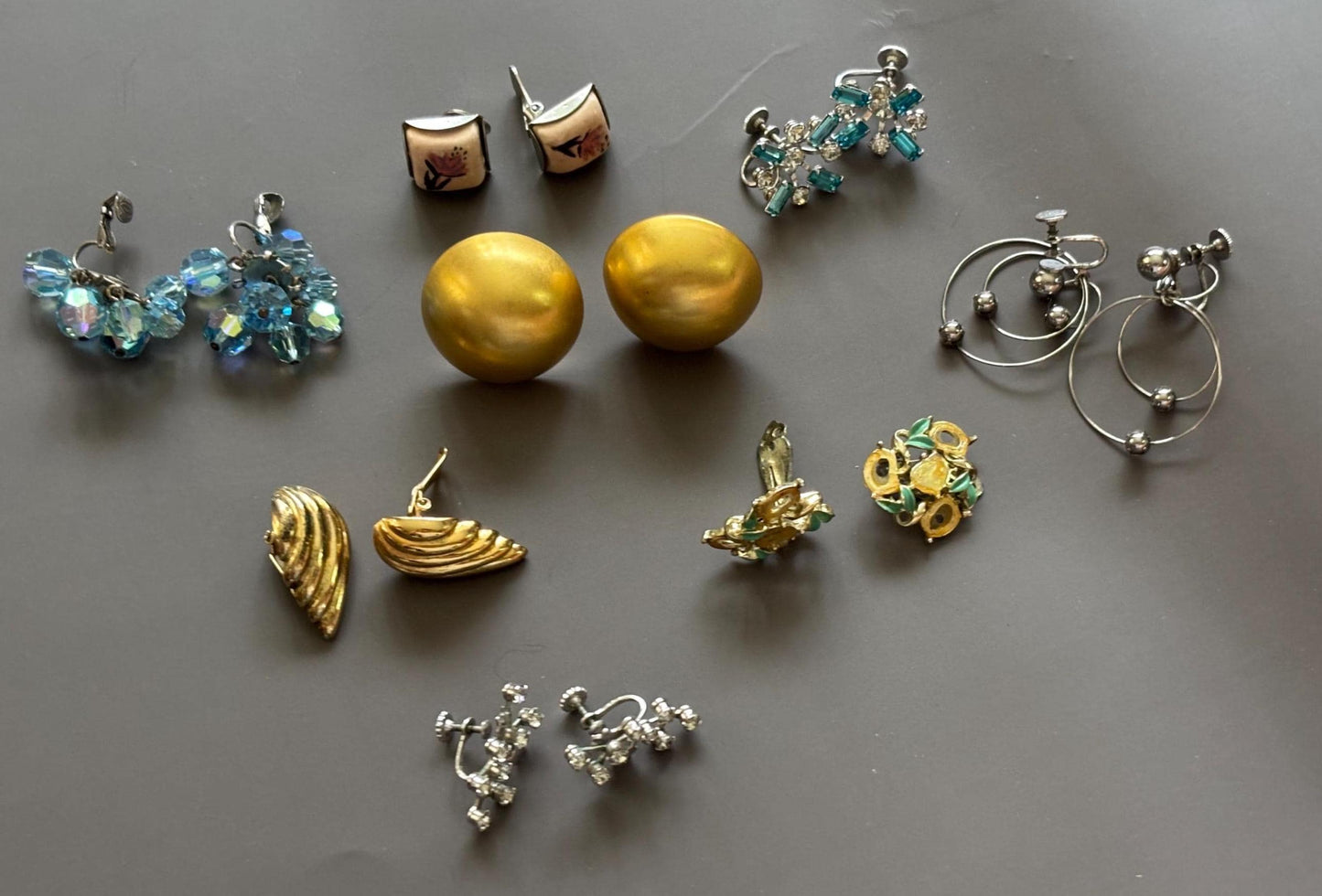 Vintage Earrings Collection Variety Jewelry Lot Lover Antiques and Vintage