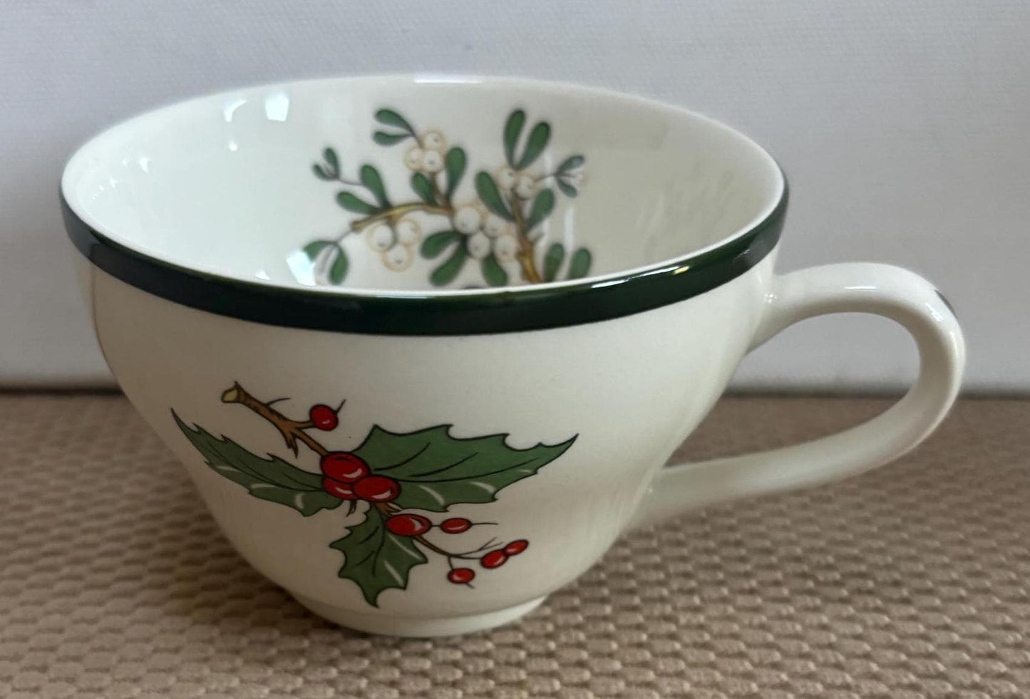 Vintage Cup Christmas Tree Plate by Cuthbertson Made in England Christmas Tea Cup Lover Antiques and Vintage
