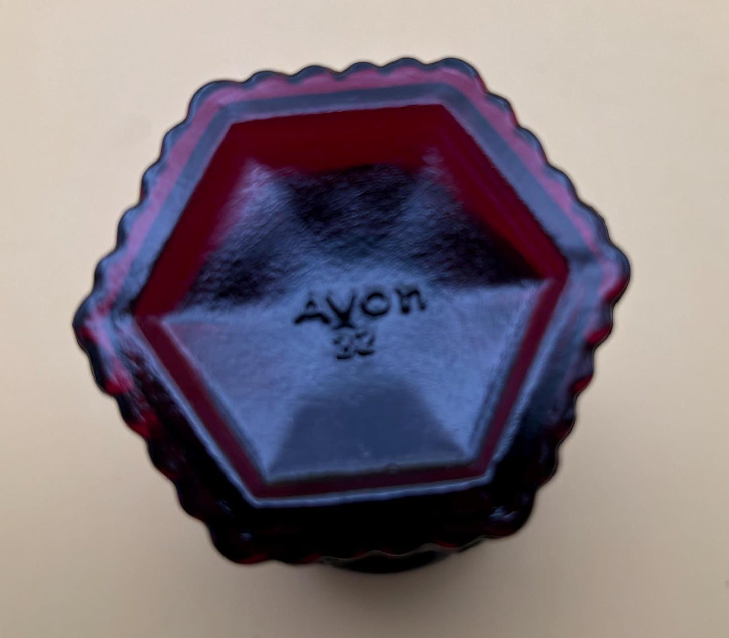 Vintage Collection of 9 Avon Ruby Red Glasses Wine Goblets Red Glass Cups Lover Antiques and Vintage