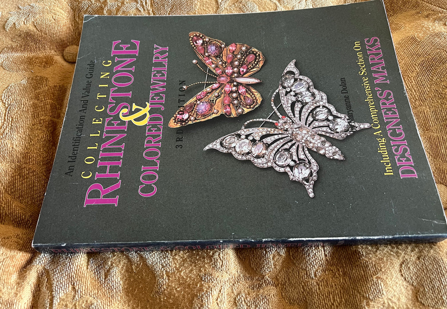 Collecting Rhinestone & Colored Jewelry An Identification and Value Guide Book, Comprehensive Section on Designers Marks, by Maryanne Dolan