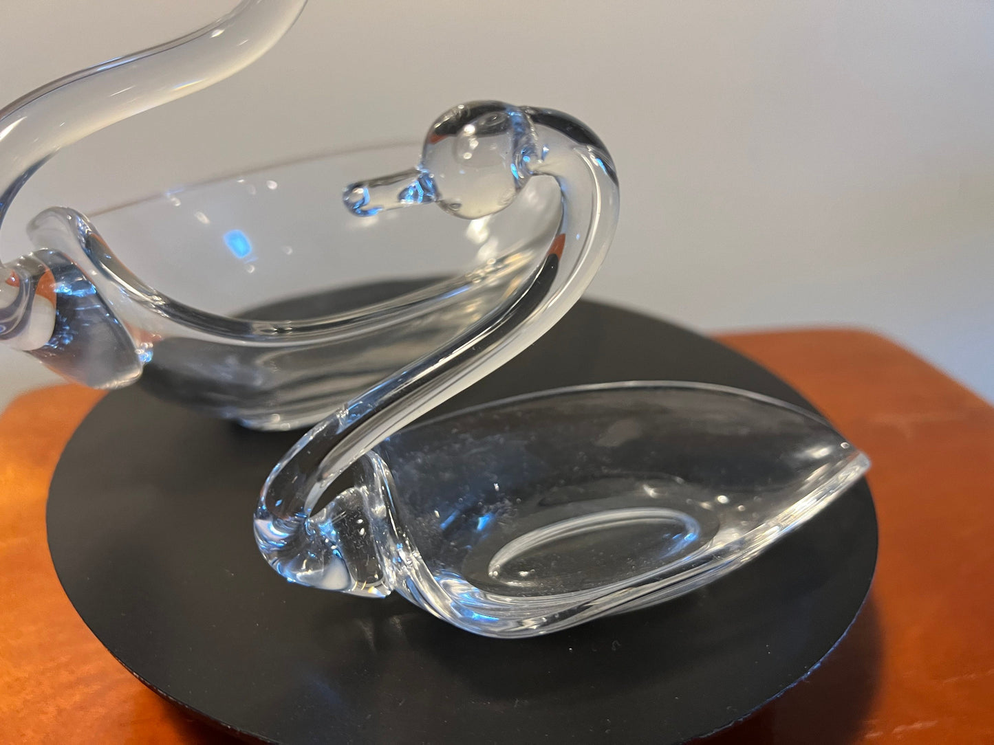 Swan Glass Candy Dishes, Set of 2, Family Home Decor