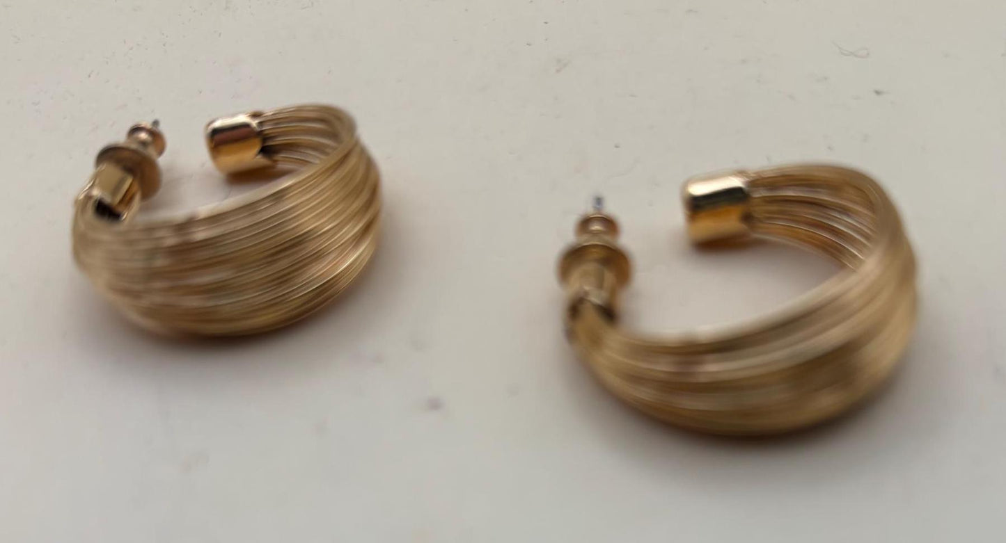 Vintage Monet Gold Earrings Lover Antiques and Vintage