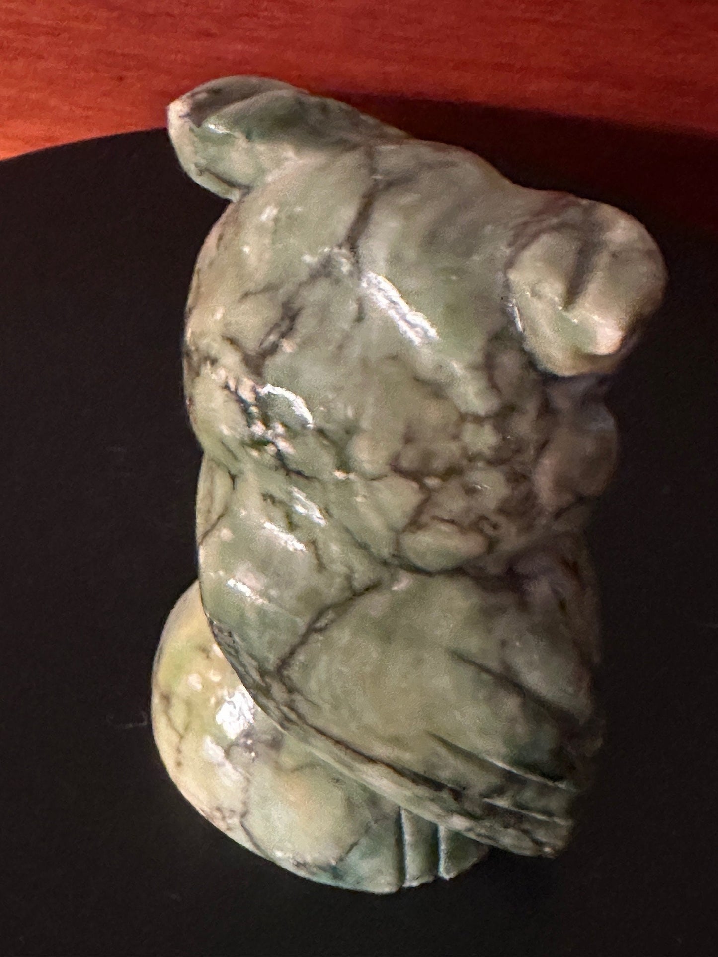 Vintage Alabaster Stone Owl, Made in Italy, Vintage Stone Owl, Stone Owl Figure, Lover Antiques and Vintage