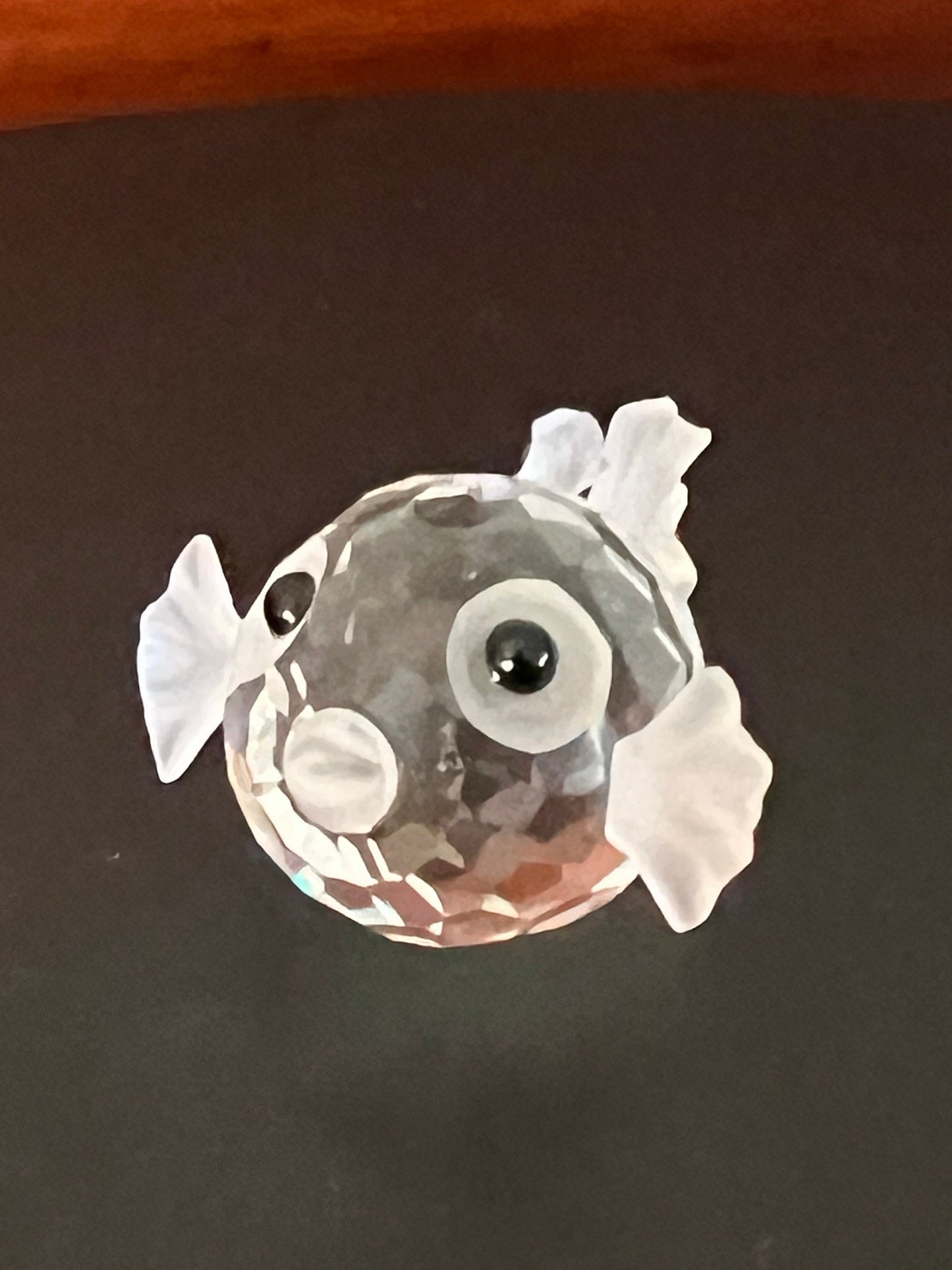 Vintage Crystal Fish Figurine: Under the Sea Art, 1" Collectible