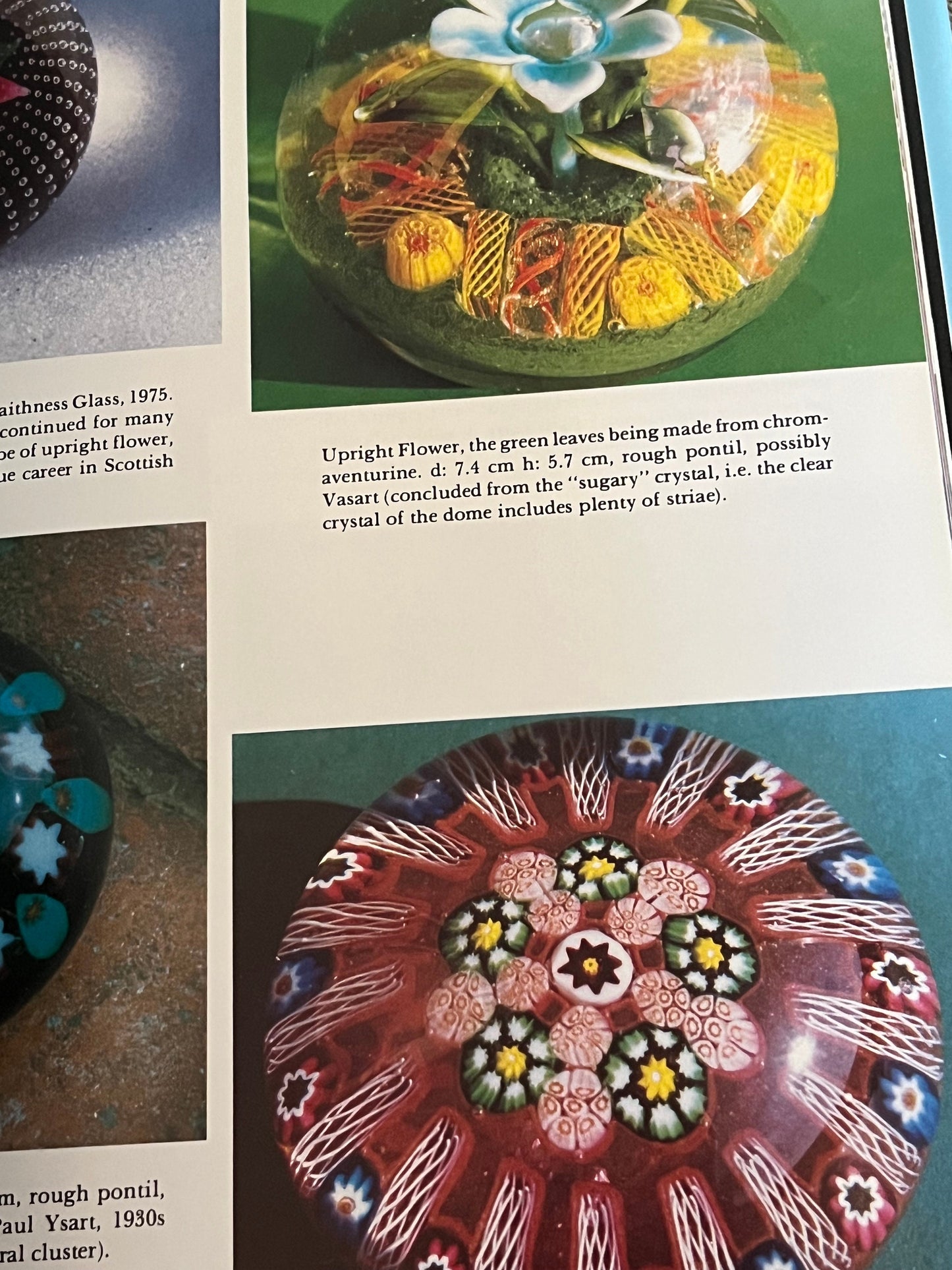 Vintage Paperweights Guide Book, by Sibylle Fargstorf, Glass Art Paperweights Book, Lover Antiques and Vintage