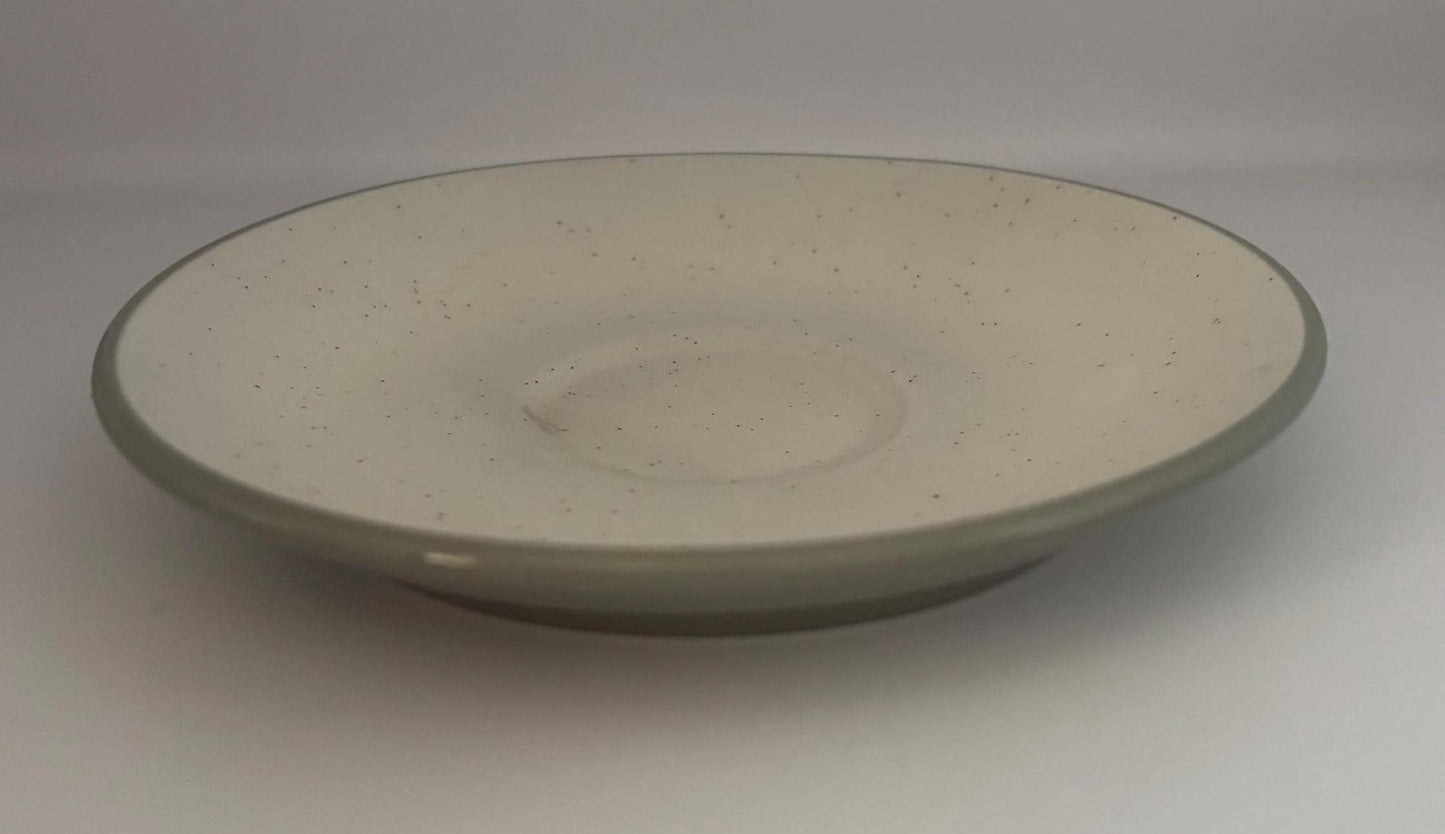 Harker Pottery Saucer Plate, Harkerware Stone Porcelain Plates, Lover Antiques and Vintage