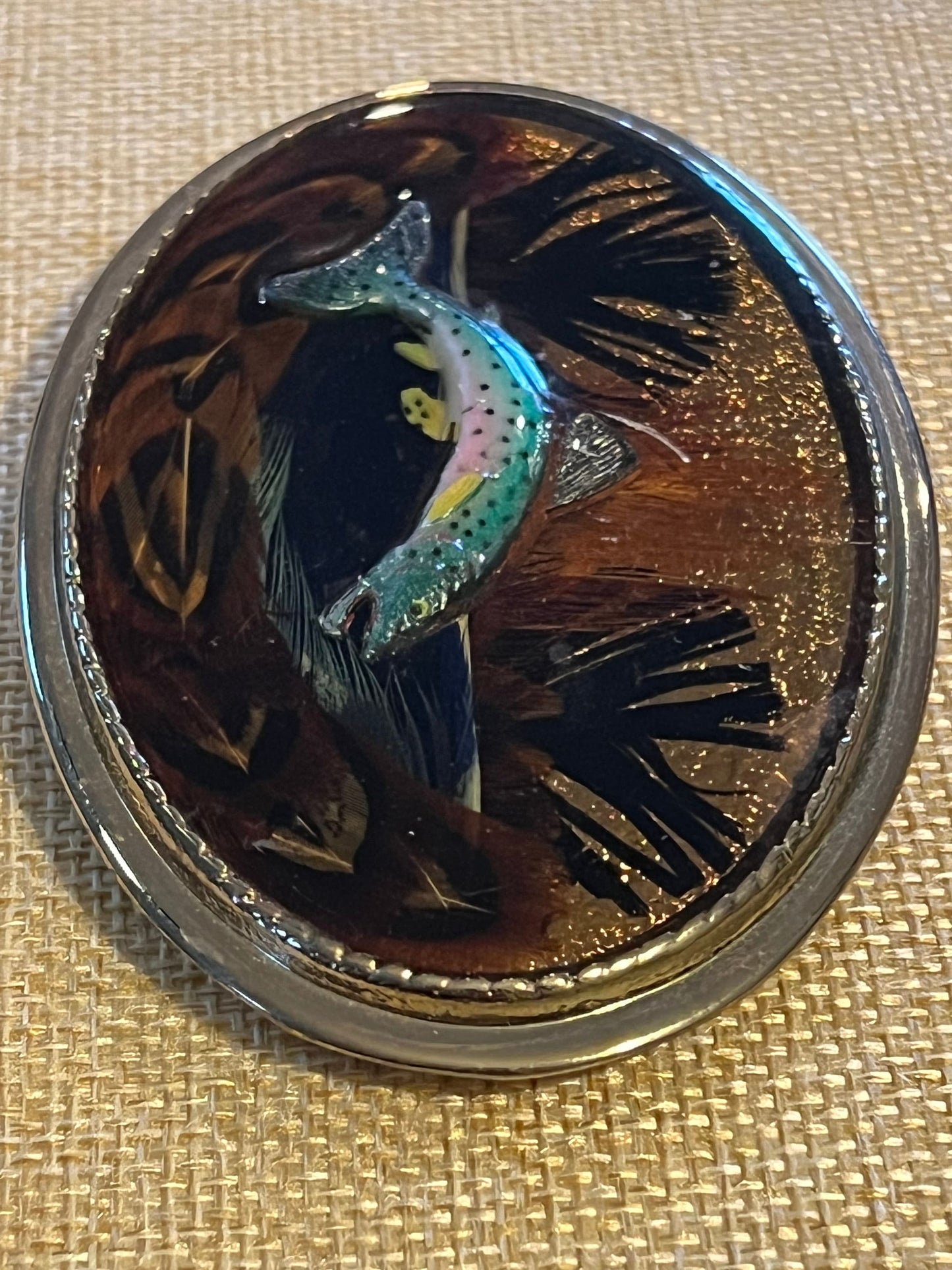 Vintage Fish Belt Buckle - Beaver Buckle Co. - Made in USA