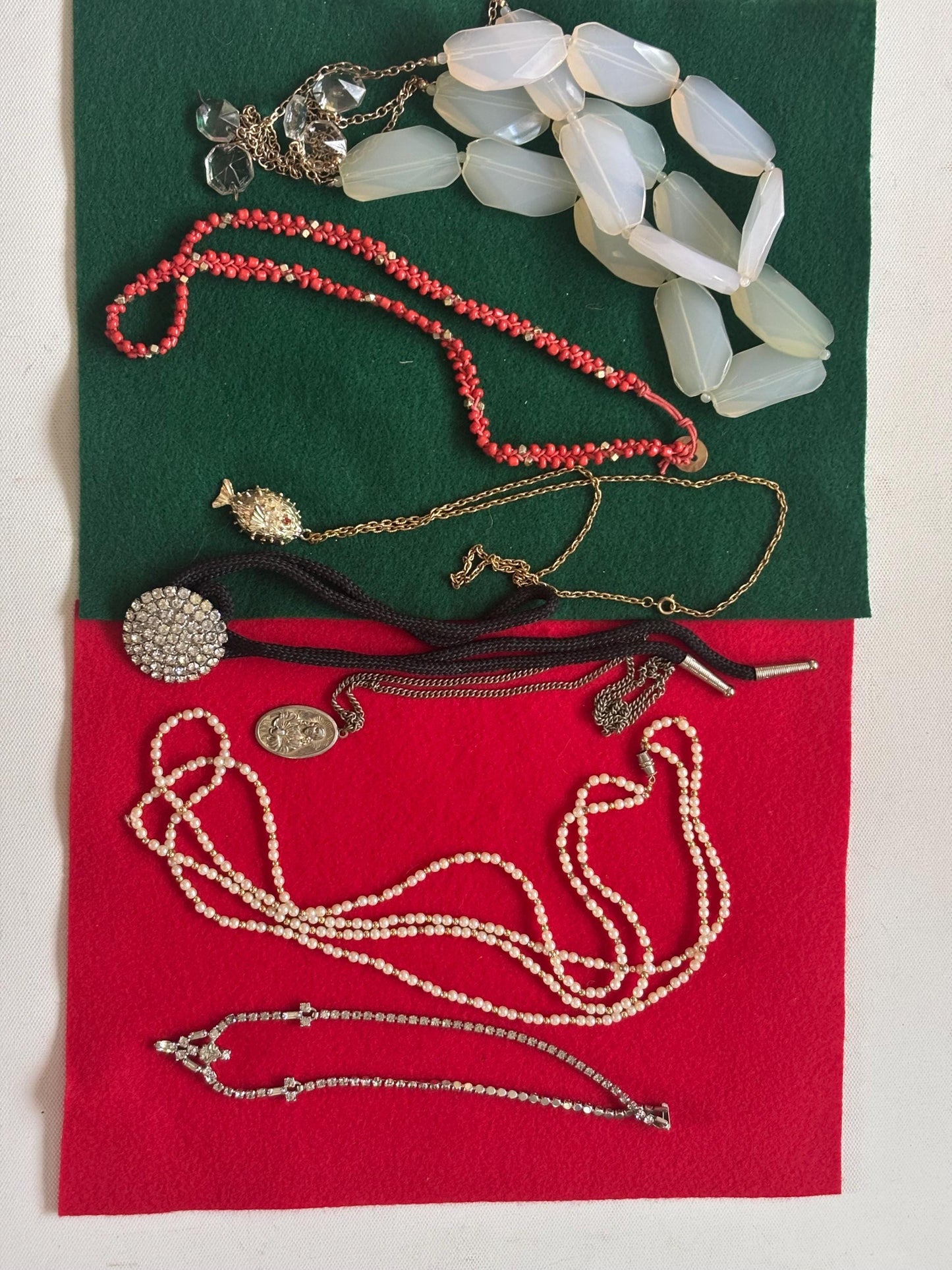 Vintage Necklaces Collection Variety Jewelry Lot Lover Antiques and Vintage