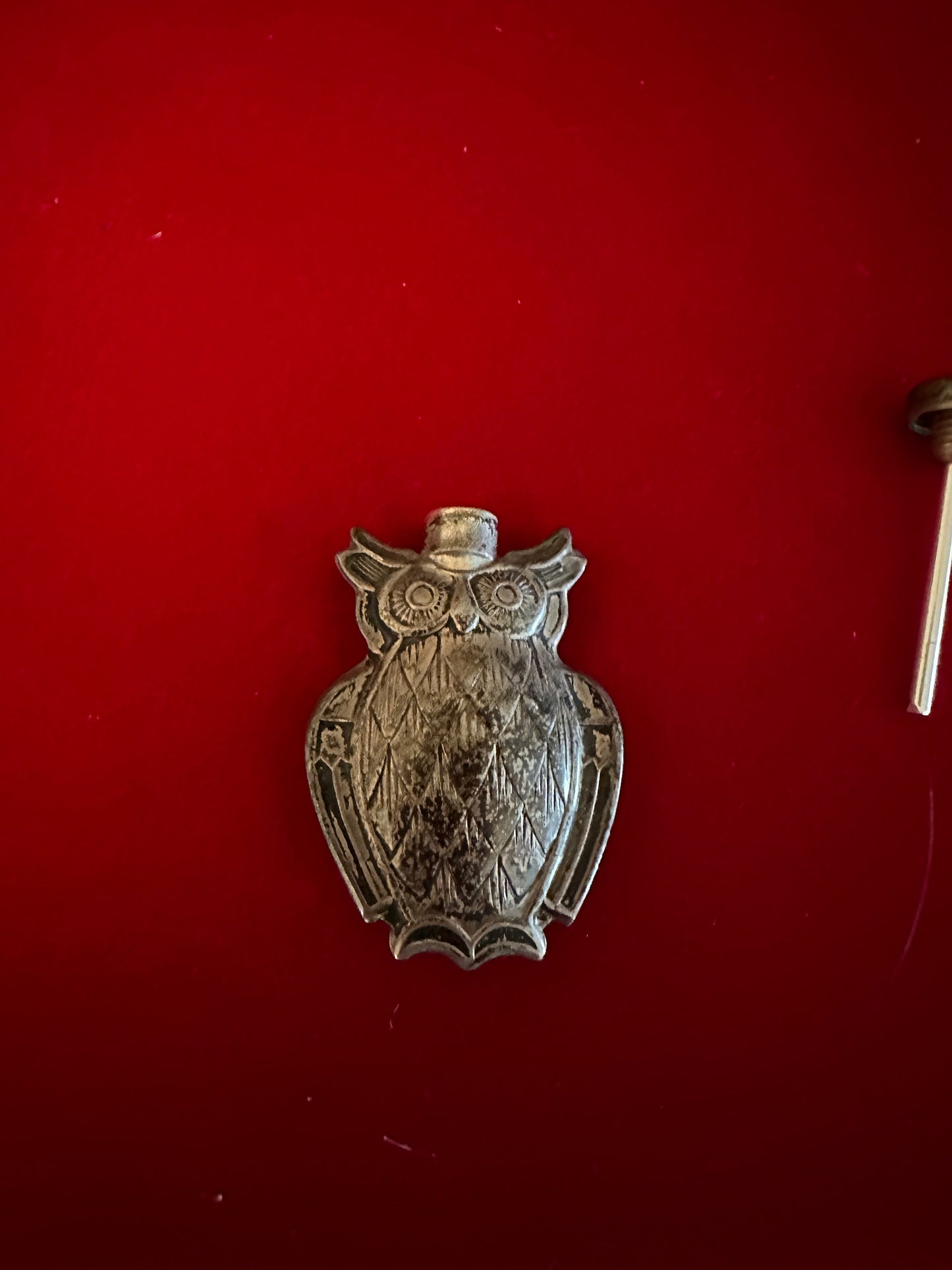 Vintage Tiffany & Co. Sterling Silver Perfume Bottle Owl, Lover Antiques and Vintage