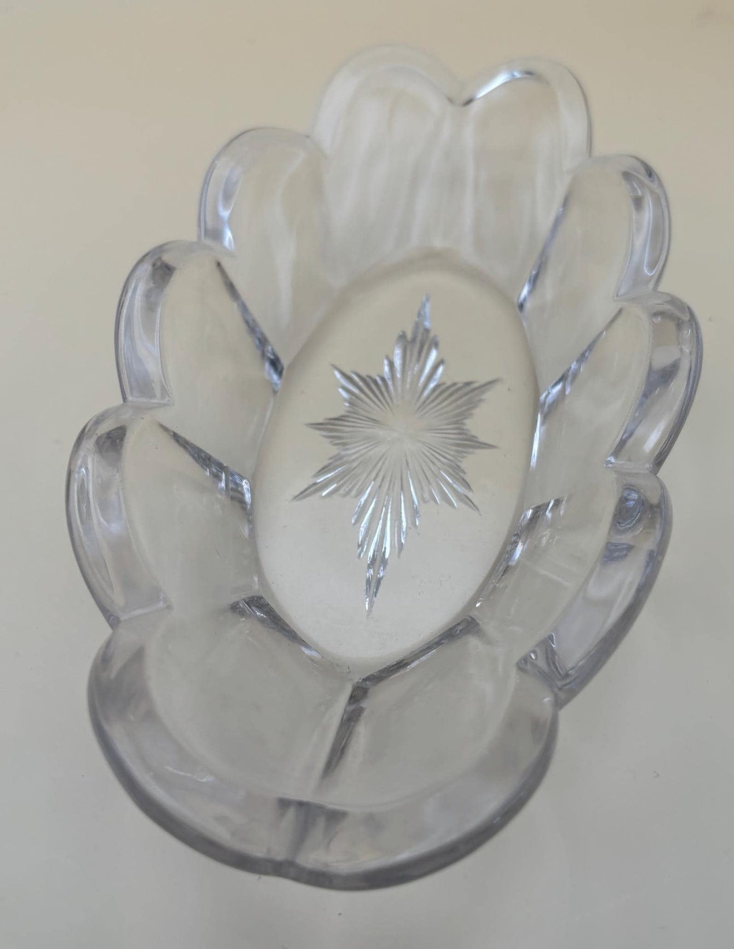 Vintage Kristal Relish Dishes Set of 2 Lover Antiques and Vintage