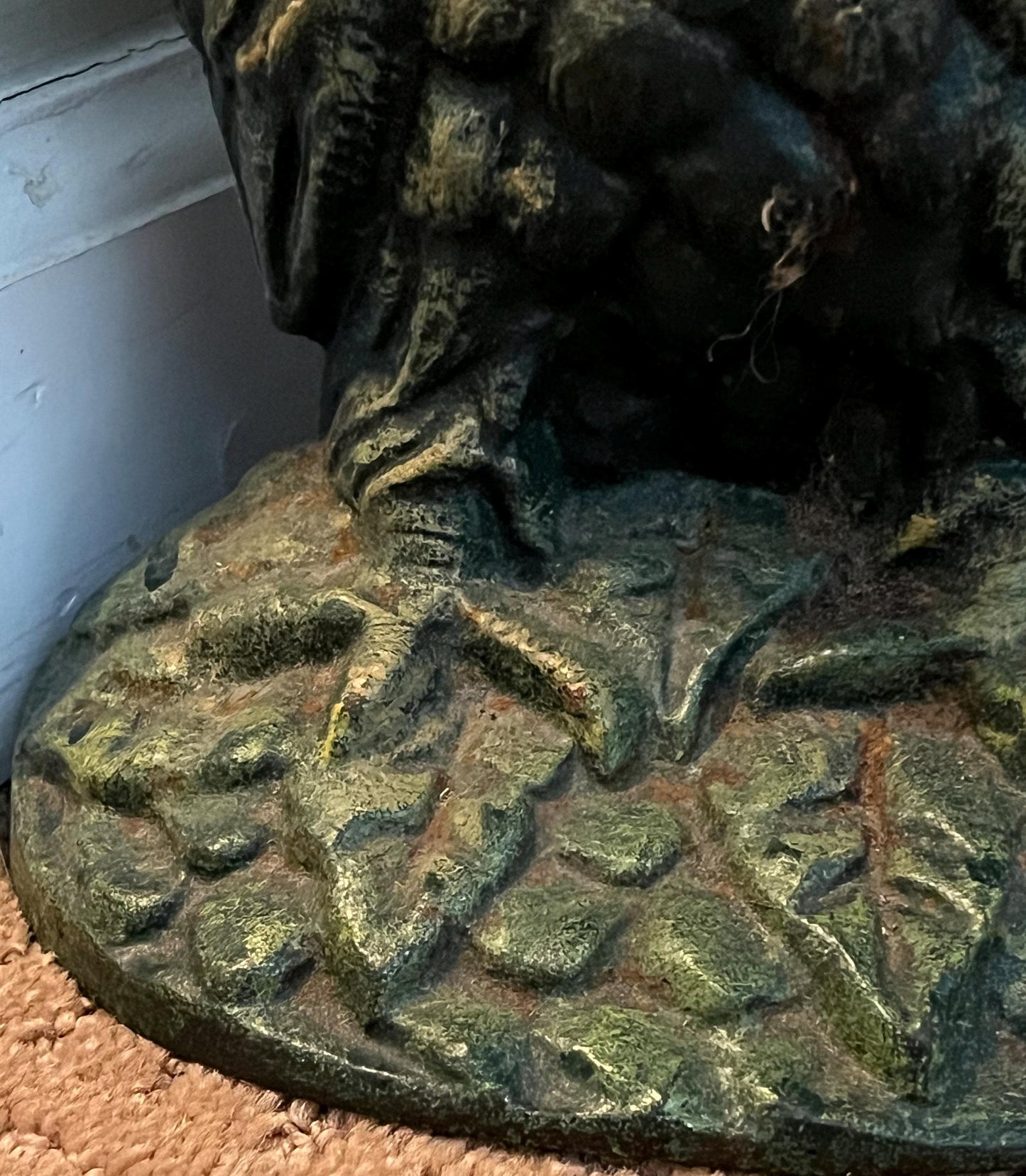 Antique Cast Iron Owl Doorstop Patina Cast Iron Owl Figurine Lover Antiques and Vintage