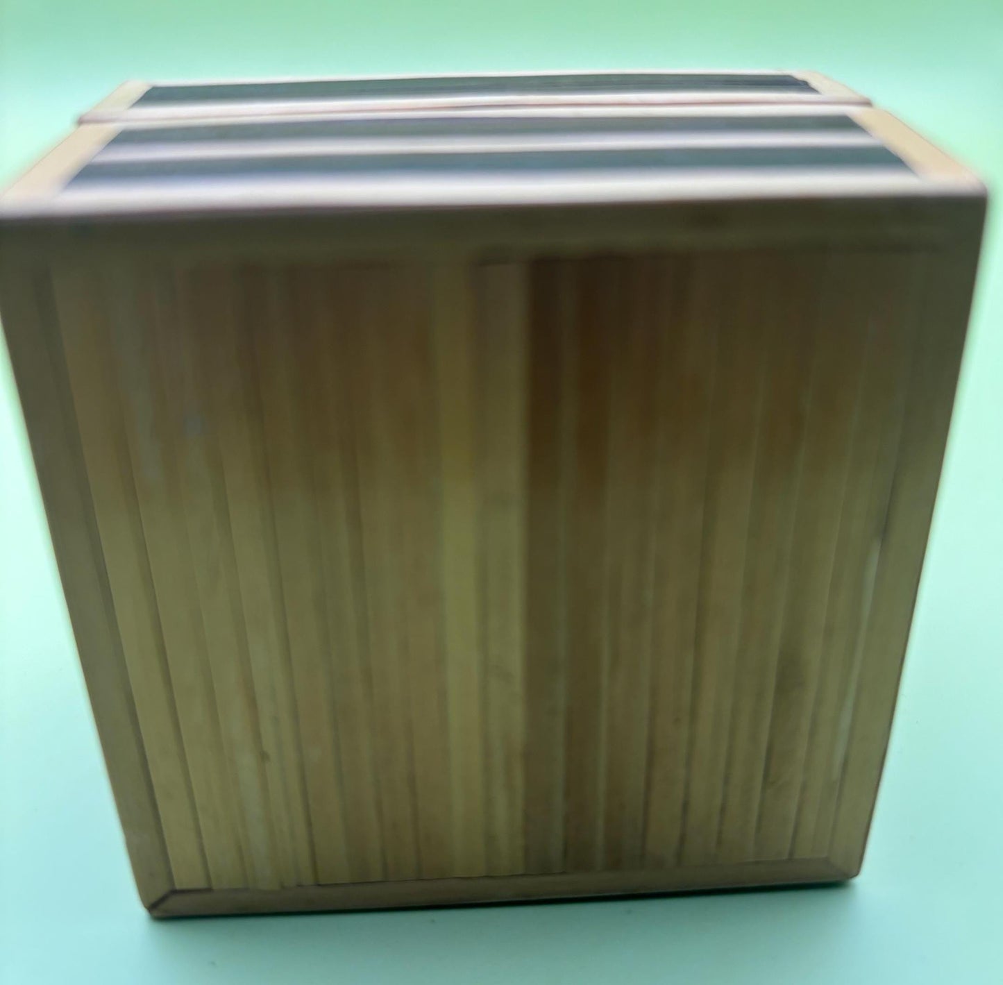 Vintage Wood with Marquetry Inlay Jewelry Box Trinket Box Lover Antiques and Vintage
