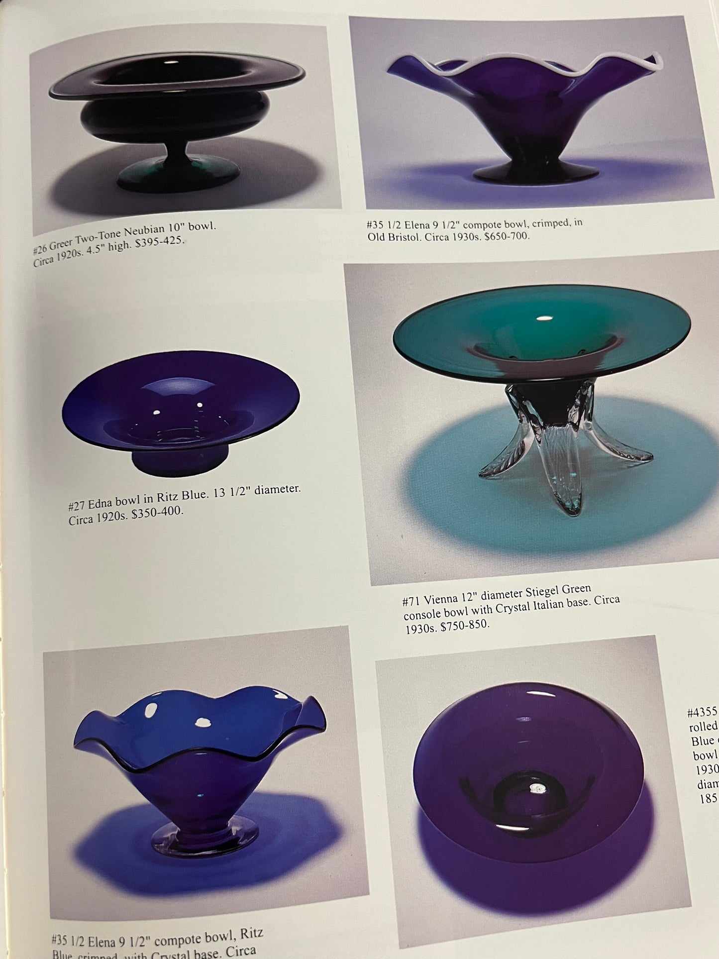 Vintage Morgantown Glasss From Depression Glass Through the 1960’s Book with Price Guide by Jeffrey B. Snyder Lover Antiques and Vintage