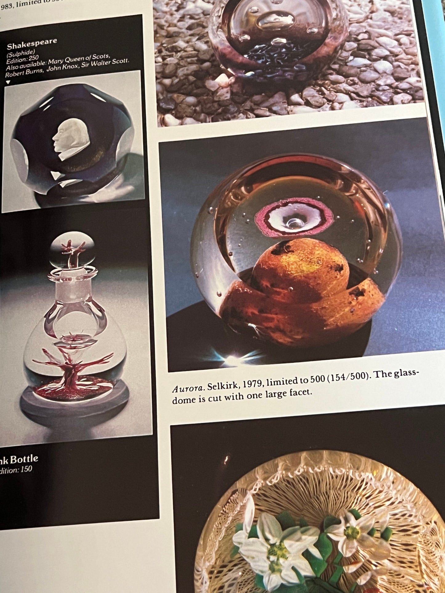 Vintage Paperweights Guide Book, by Sibylle Fargstorf, Glass Art Paperweights Book, Lover Antiques and Vintage