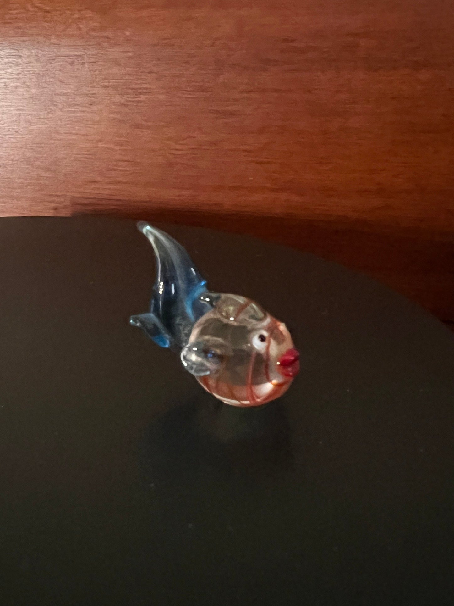Vintage Crystal Fish Figurine: Mini Under the Sea Glass Art