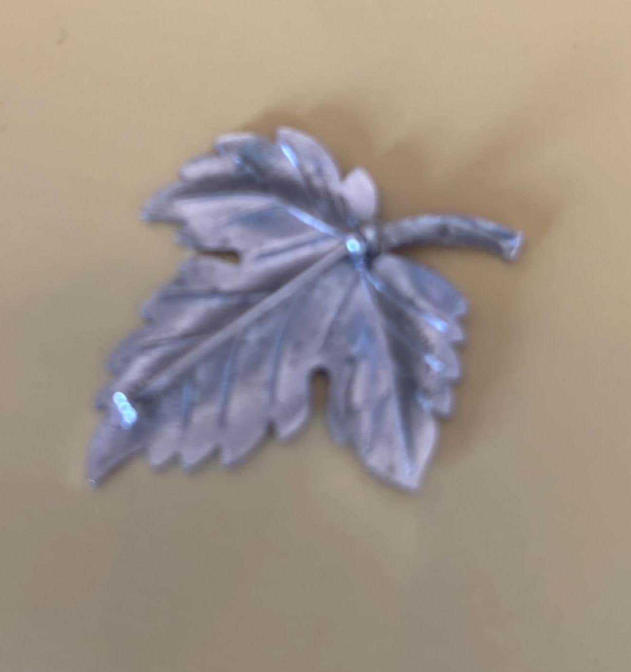 Vintage Tiffany & Co. Sterling Silver Maple Leaf Brooch