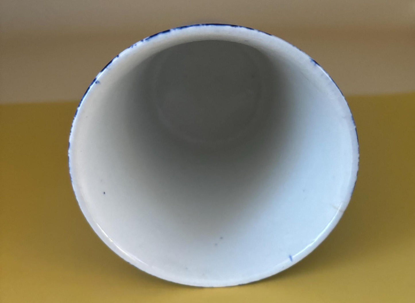 CALICO Blue Flower Cup Royal Crownford Ironstone England Blue and White Floral Transferware Plate Lover Antiques and Vintage