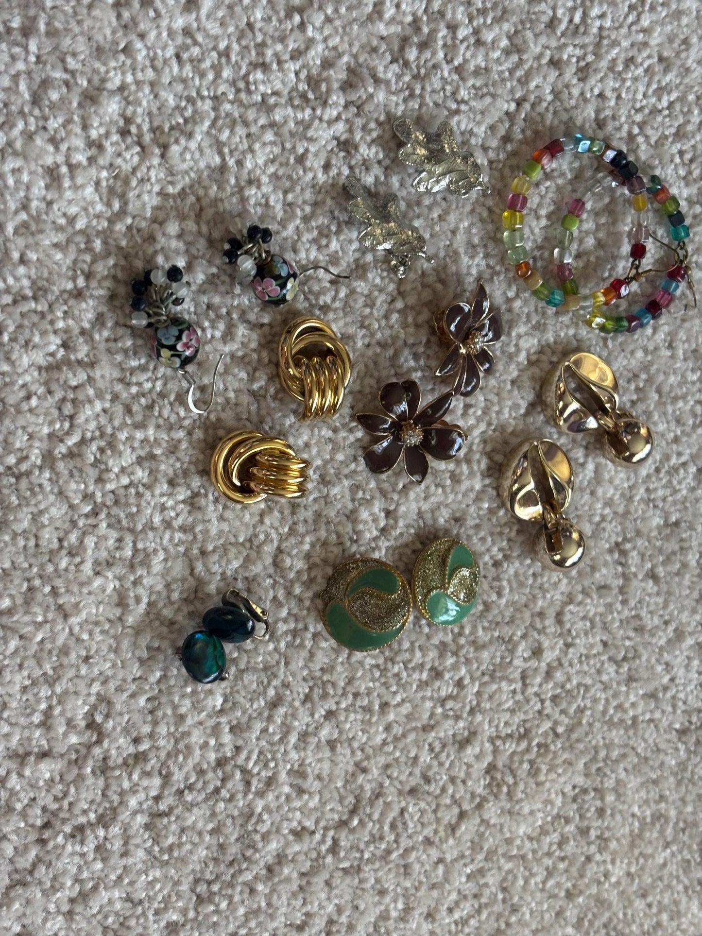 Vintage Earrings Collection Variety Jewelry Lot Lover Antiques and Vintage