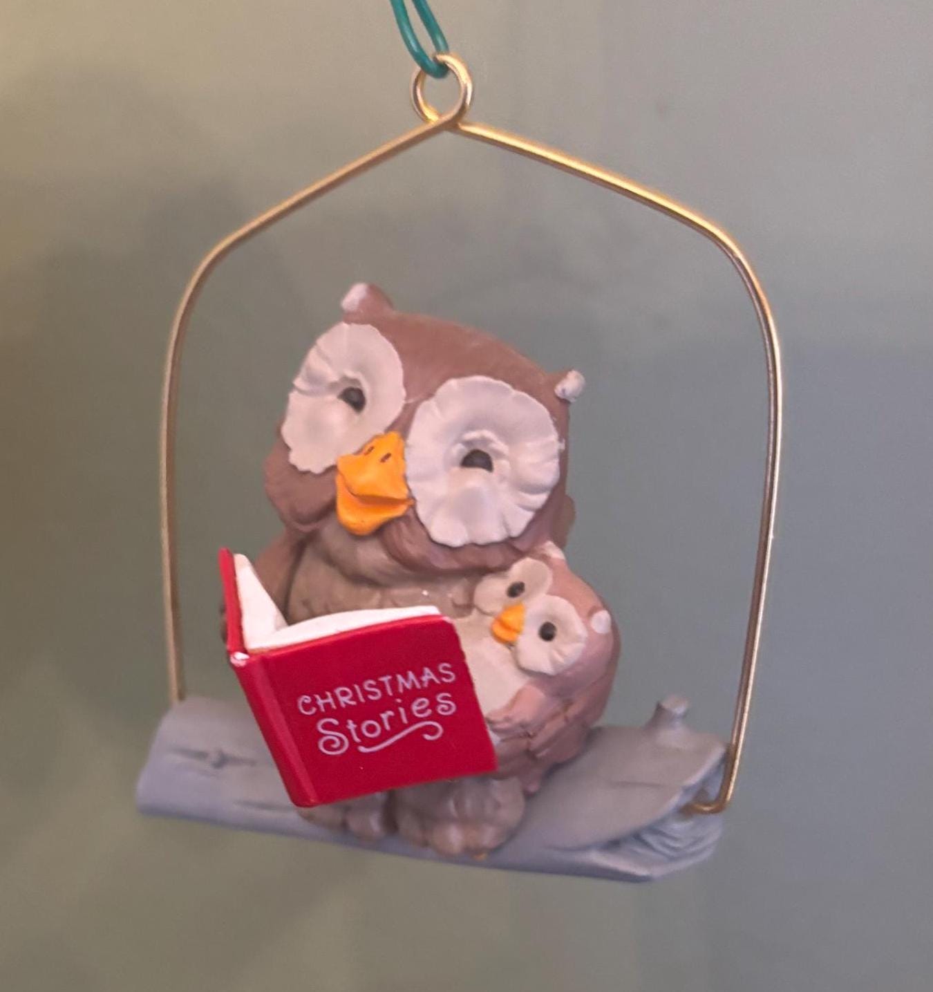 Vintage Happy Christmas Owl Ornament Lover Antiques and Vintage
