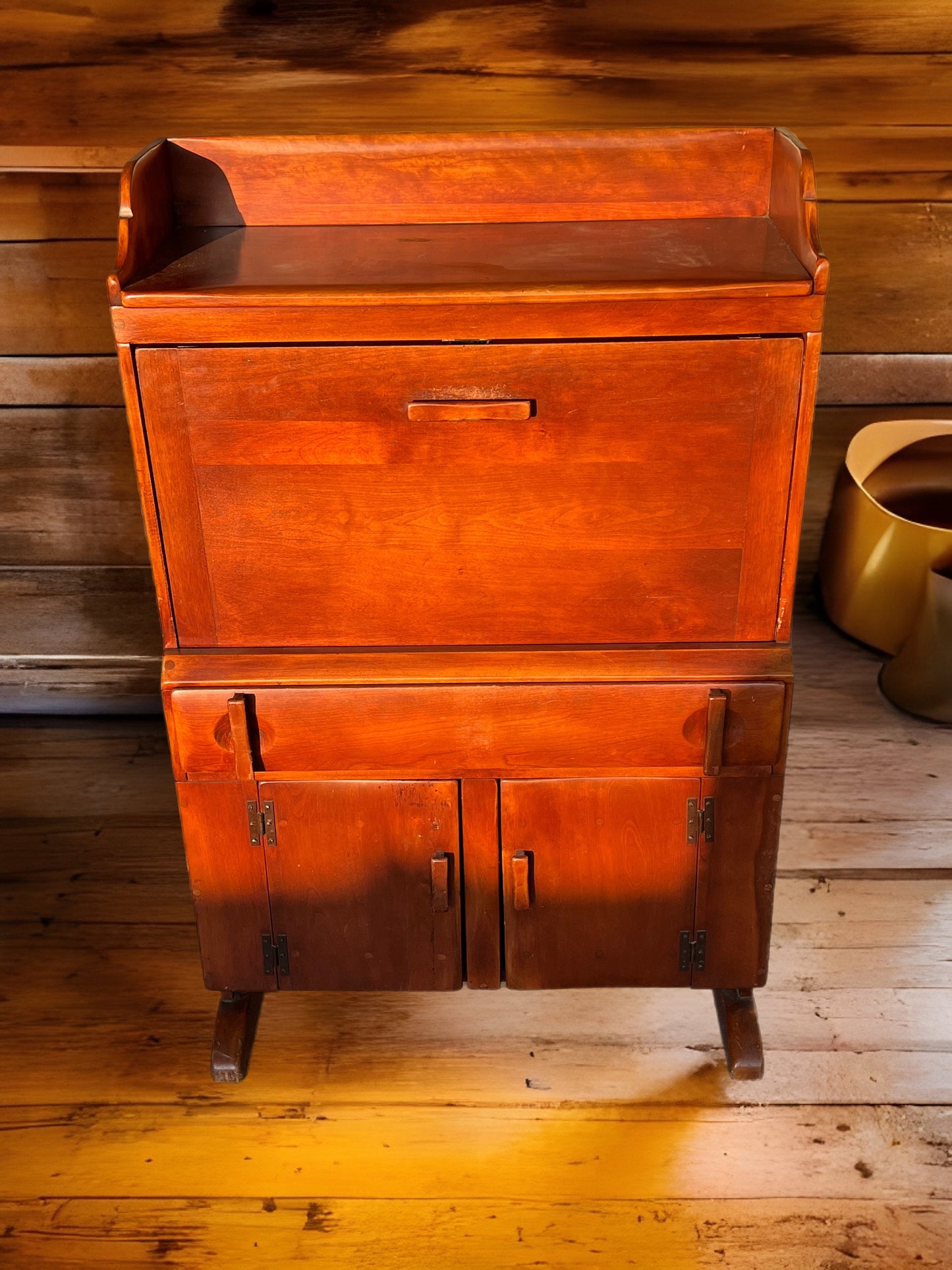 Vintage Cushman Colonial Modesk No. 6012: Herman Devries Modern Desk, 1936