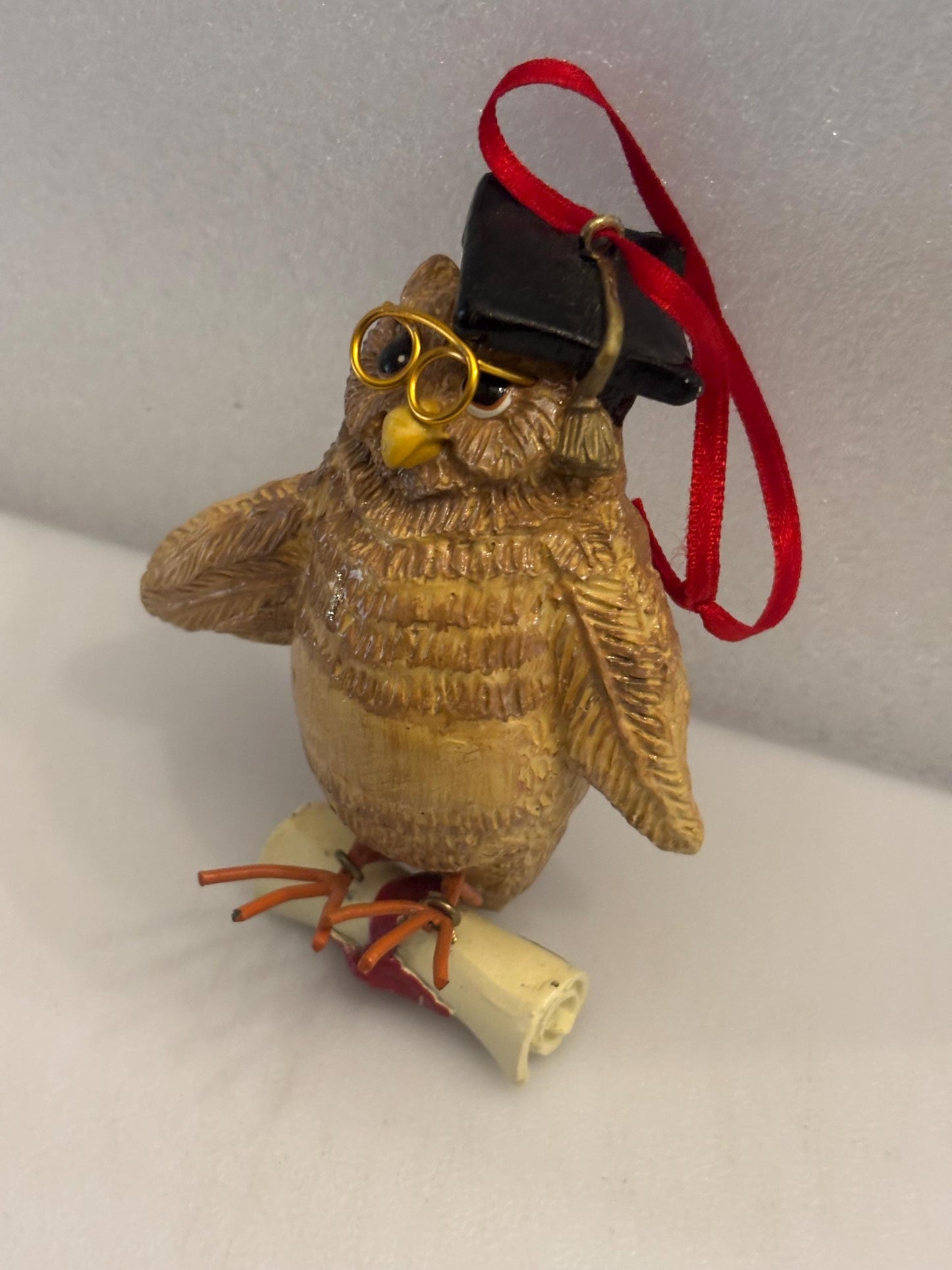 Vintage Graduation Owl from the Hamilton Collection 1998 Lover Antiques and Vintage
