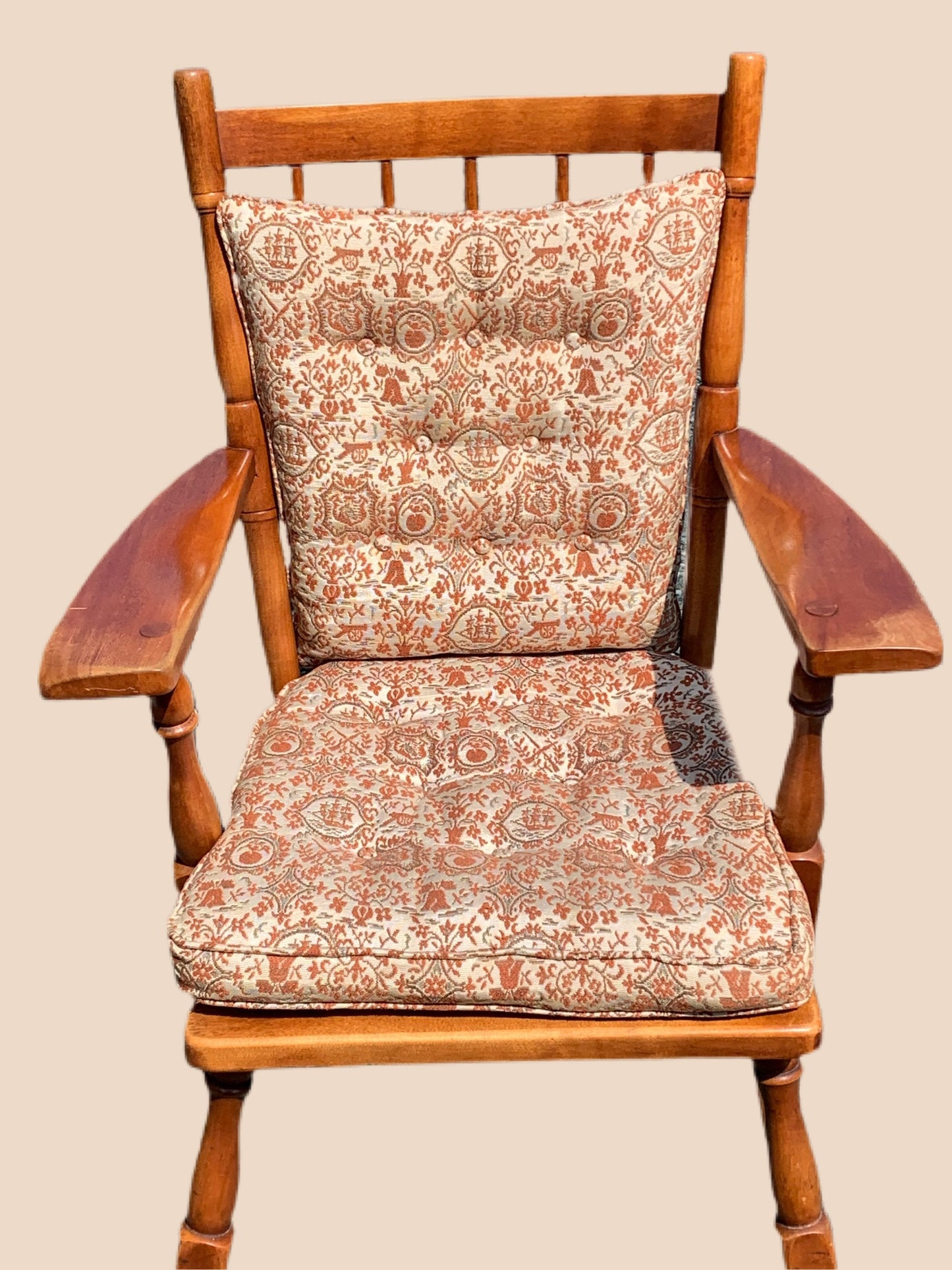 Cushman Colonial Creations Molly Stark Boudoir Chair No. 0183 Mid Century Modern