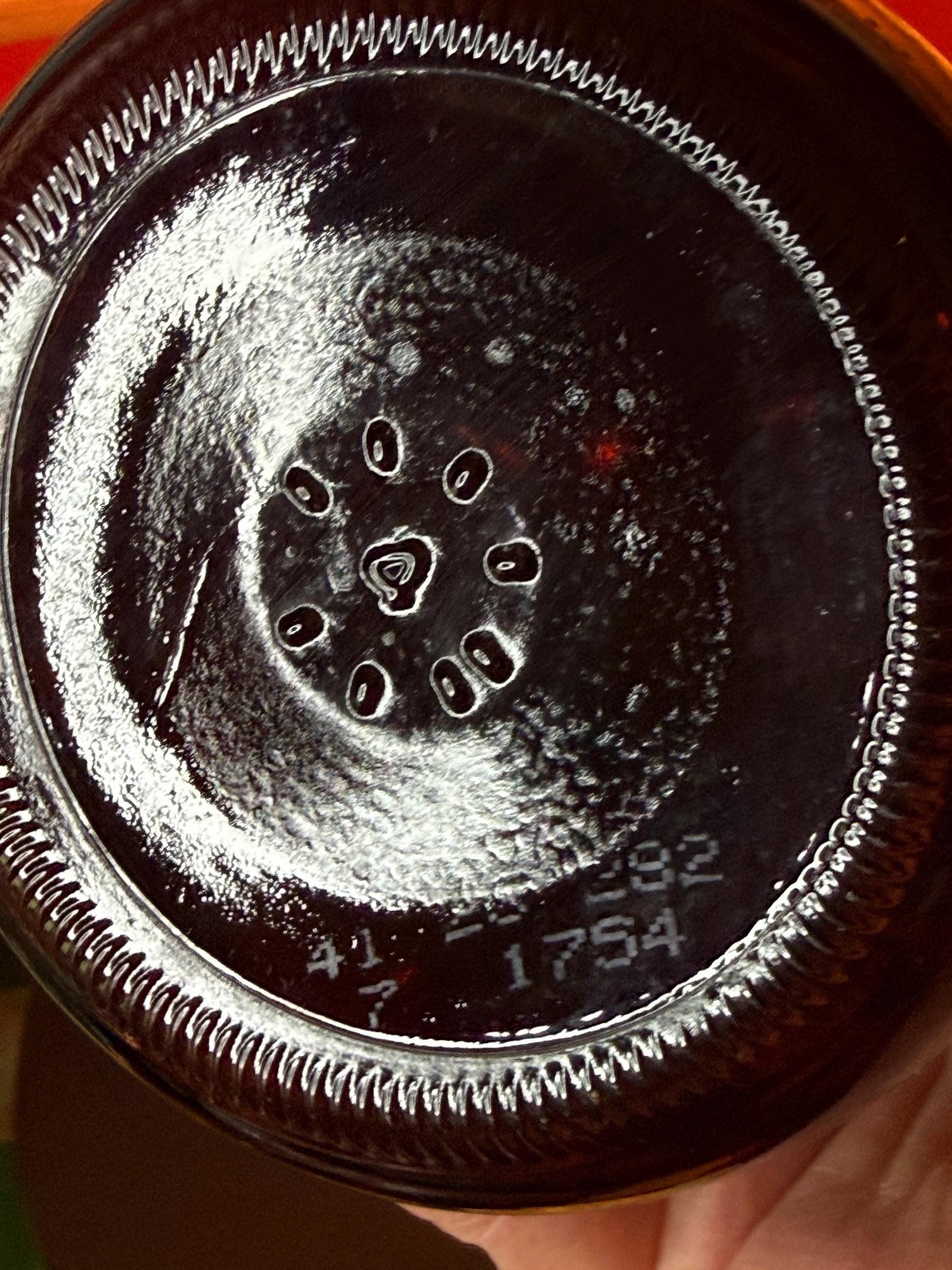 Vintage Amber Glass Growler Jug with Handle 32 oz Brown Beer Bottle Collectible