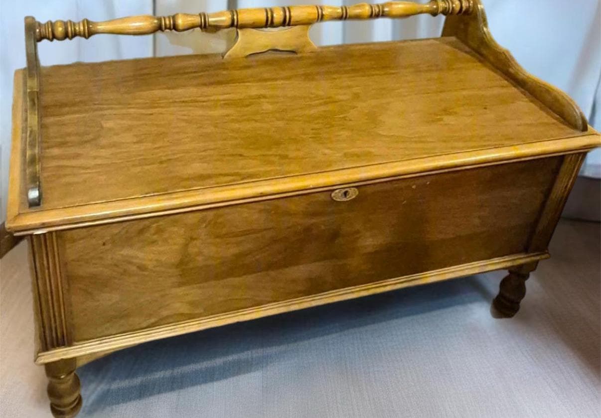 Antique Hope Chest Cedar Chest with Feet Lover Antiques and Vintage