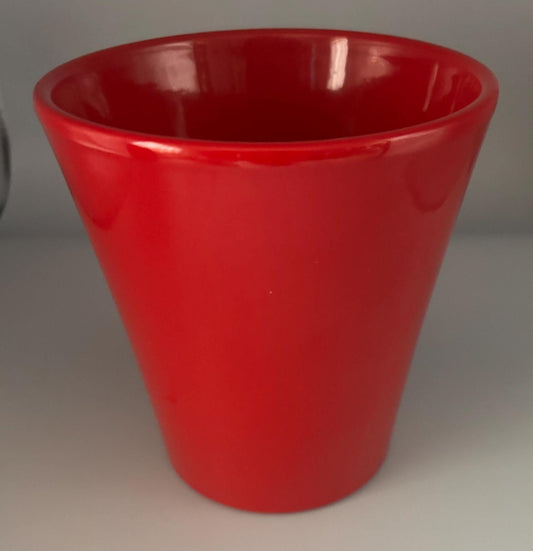 Germany Red Cachepot, Lover Antiques and Vintage