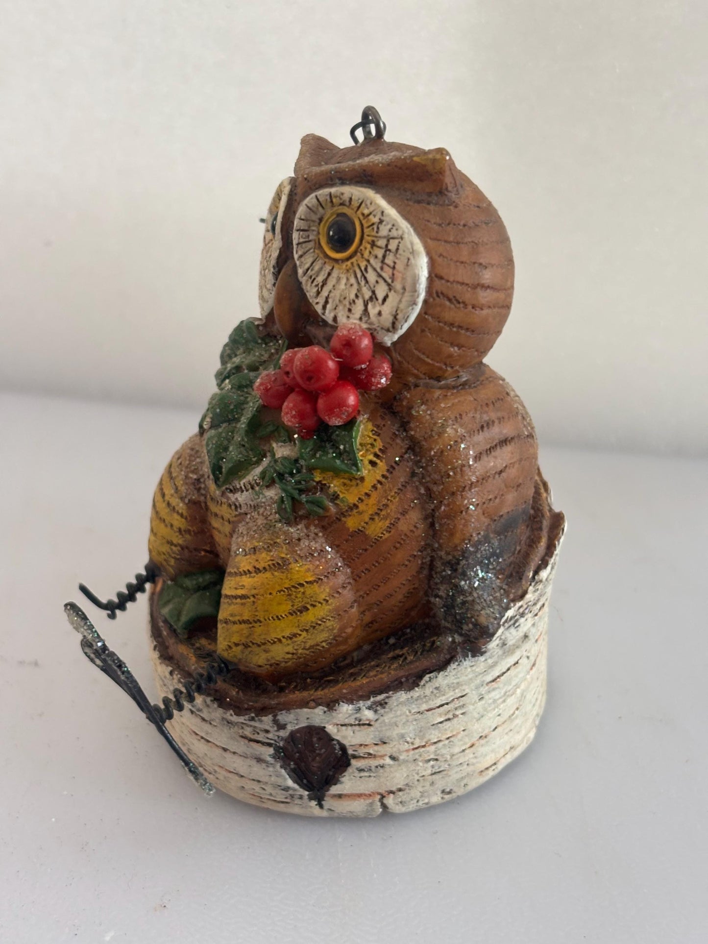 Vintage Owl Ornament Gift For Her Lover Antiques and Vintage