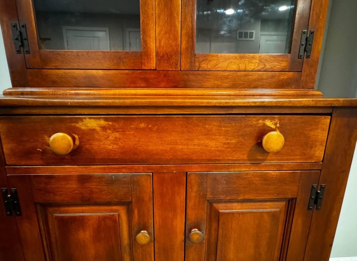 Cushman Colonial Creations Hunting Board China Cabinet No. 9024 Lover Antiques and Vintage