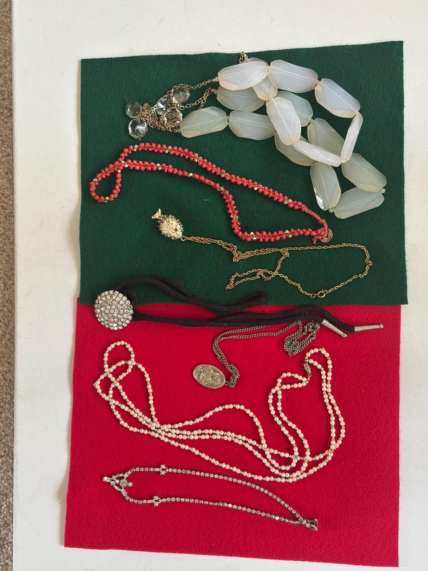 Vintage Necklaces Collection Variety Jewelry Lot Lover Antiques and Vintage