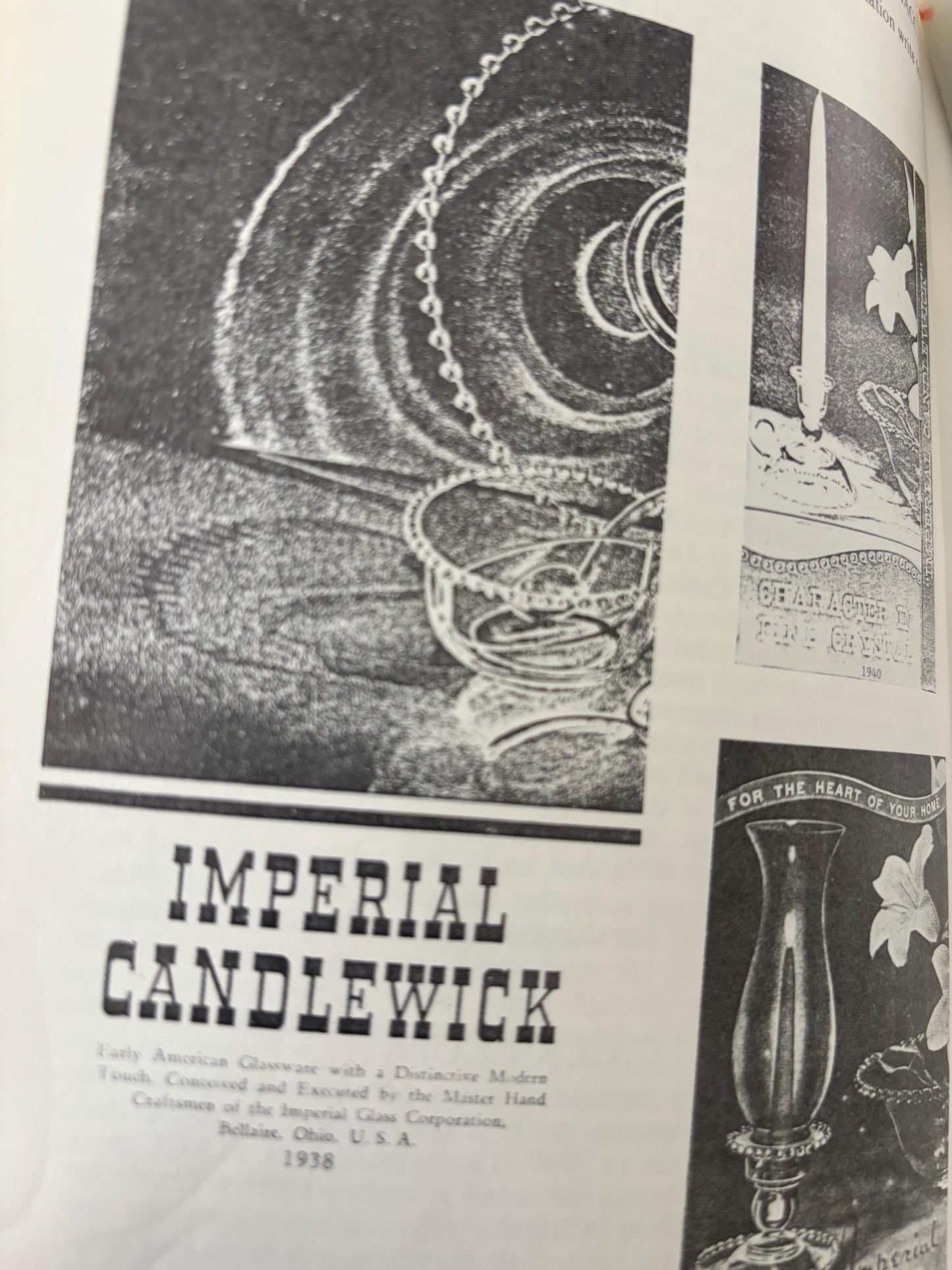 Candlewick The Jewel of the Imperial Book, by Mary M. Wetzel, Glass Guide, Lover Antiques and Vintage