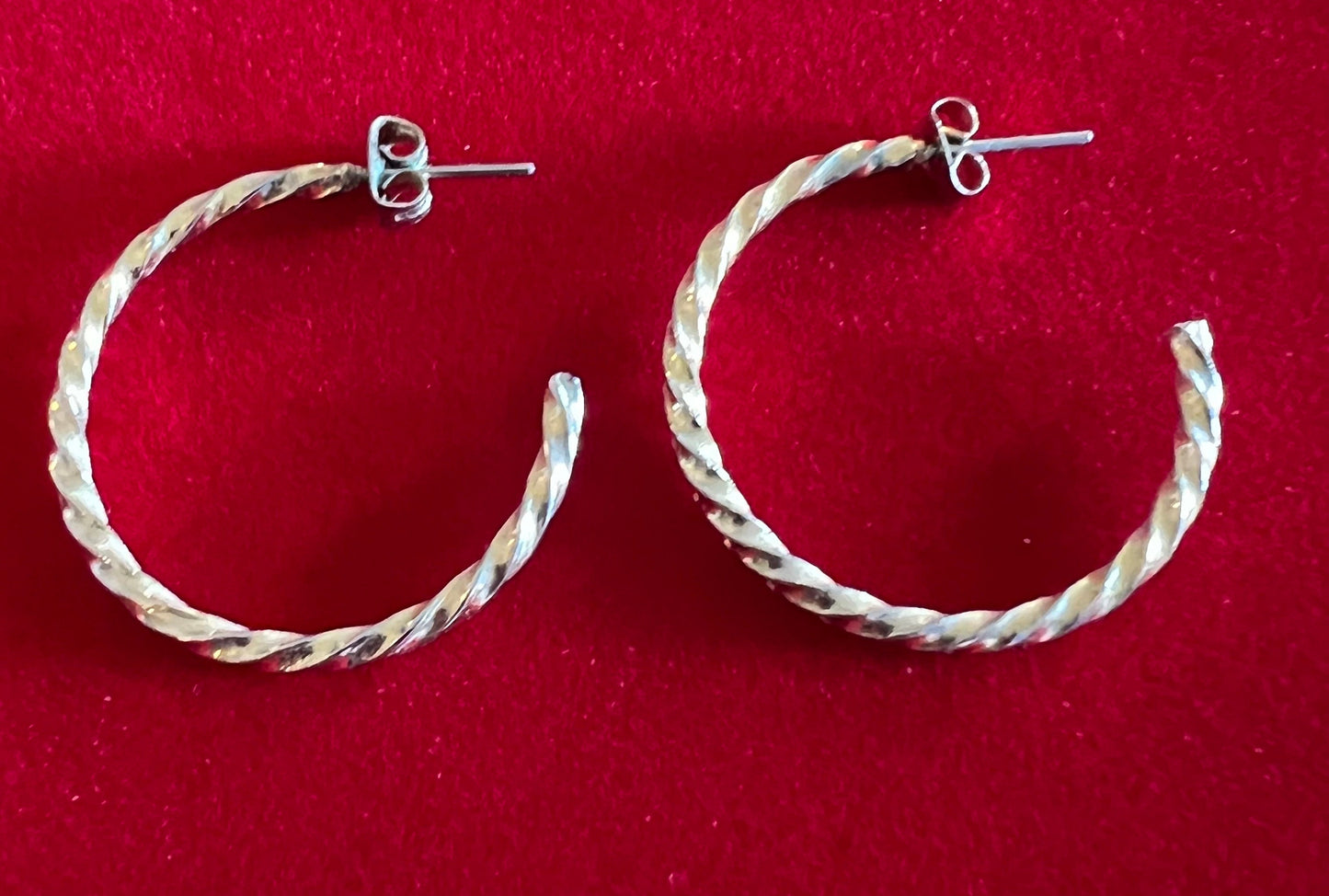 Vintage Hoop Earring Set: Small, Medium, Large Hoops Jewelry