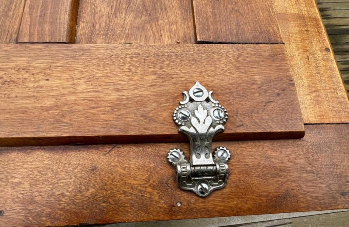 Antique Tiger Oak Ice Box, Wood Early Refrigerator,  Circa 1920s, Restore or Display