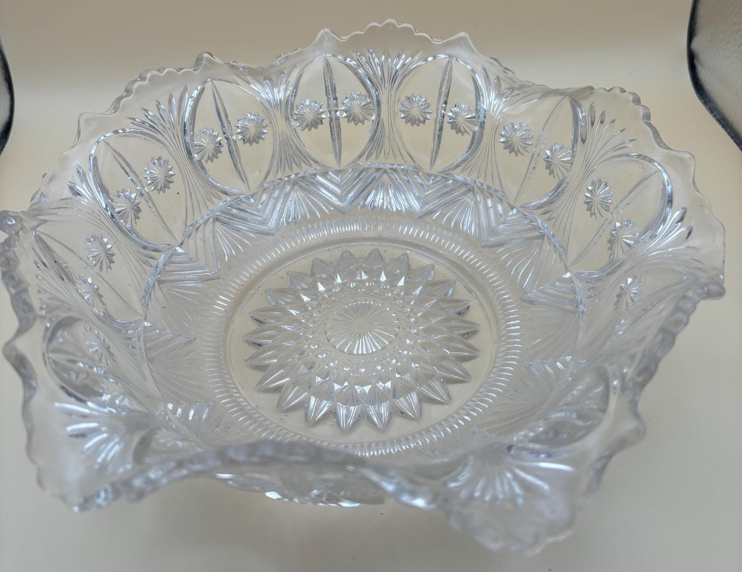 Antique Duncan Miller Glass Bowl Lover Antiques and Vintage