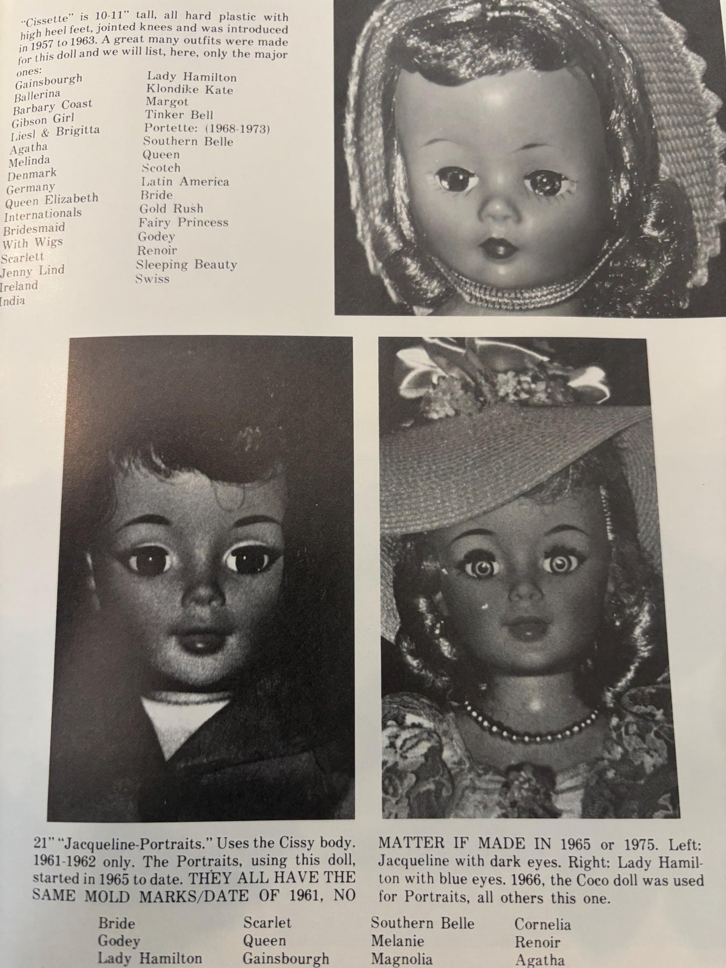 Madame Alexander Collector's Dolls Book, by Patricia R. Smith, Lover Antiques and Vintage
