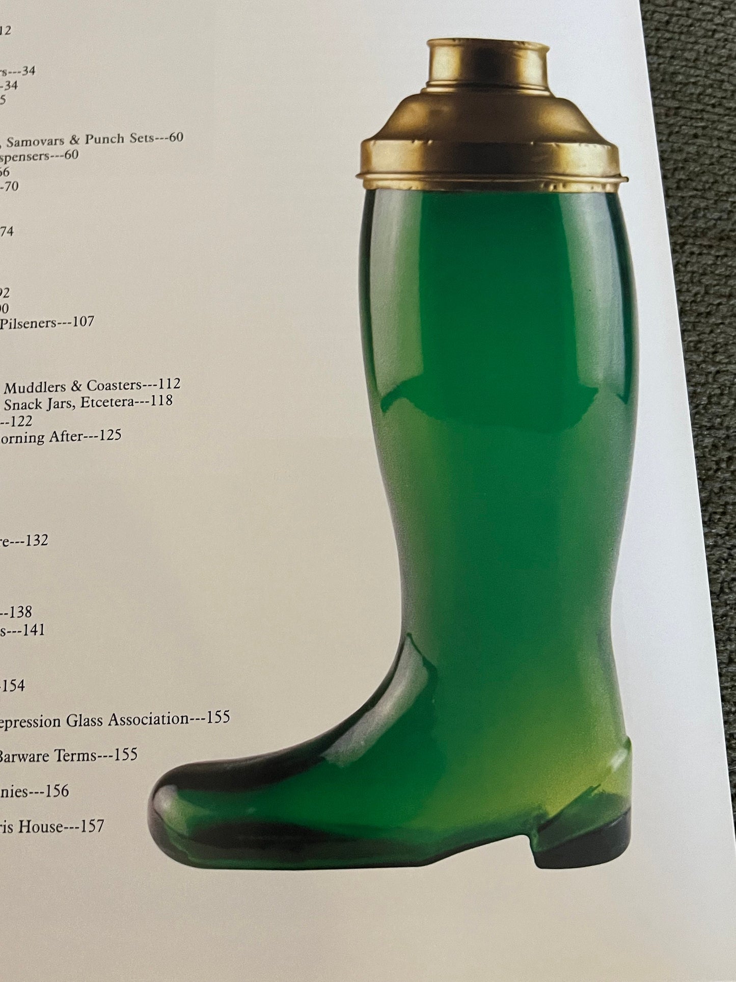 Glass Barware Identification Guide Book: Deco & Beyond by Walter T. Lemiski