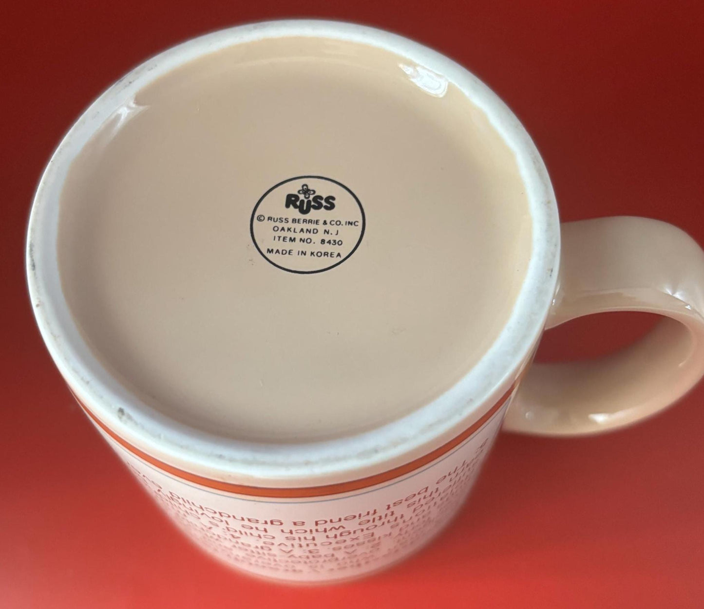 Grandpa Mug, Grandfather Cup, What is a Grandpa, Lover Antiques and Vintage